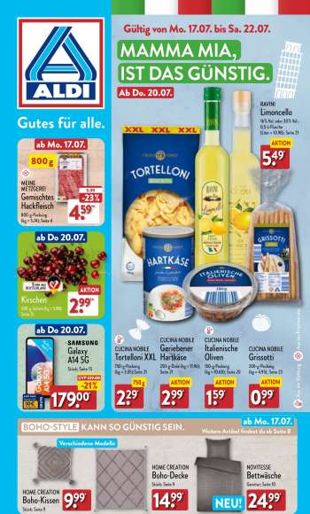 Prospekte ALDI Nord - 17.07.2023 - 22.07.2023.