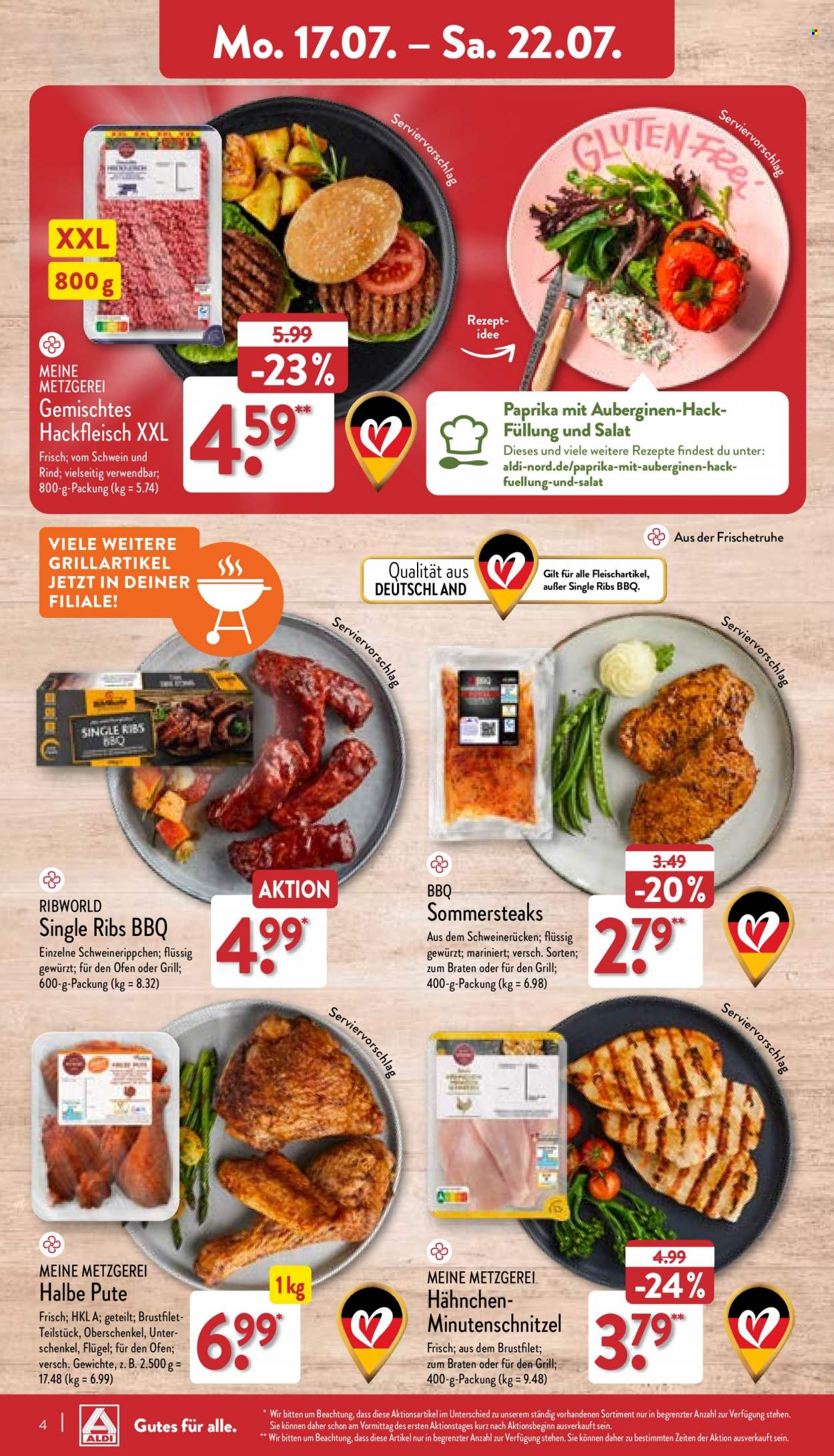 ALDI Nord Prospekte  - 17.07.2023 - 22.07.2023. Seite 4