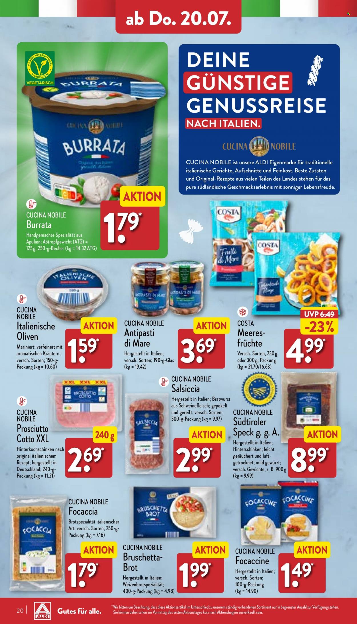 ALDI Nord Prospekte  - 17.07.2023 - 22.07.2023. Seite 20