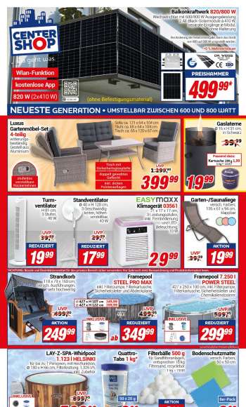 Prospekte CENTERSHOP - 10.07.2023 - 15.07.2023.
