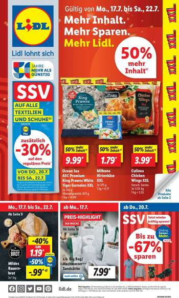 Prospekte Lidl - 17.07.2023 - 22.07.2023.