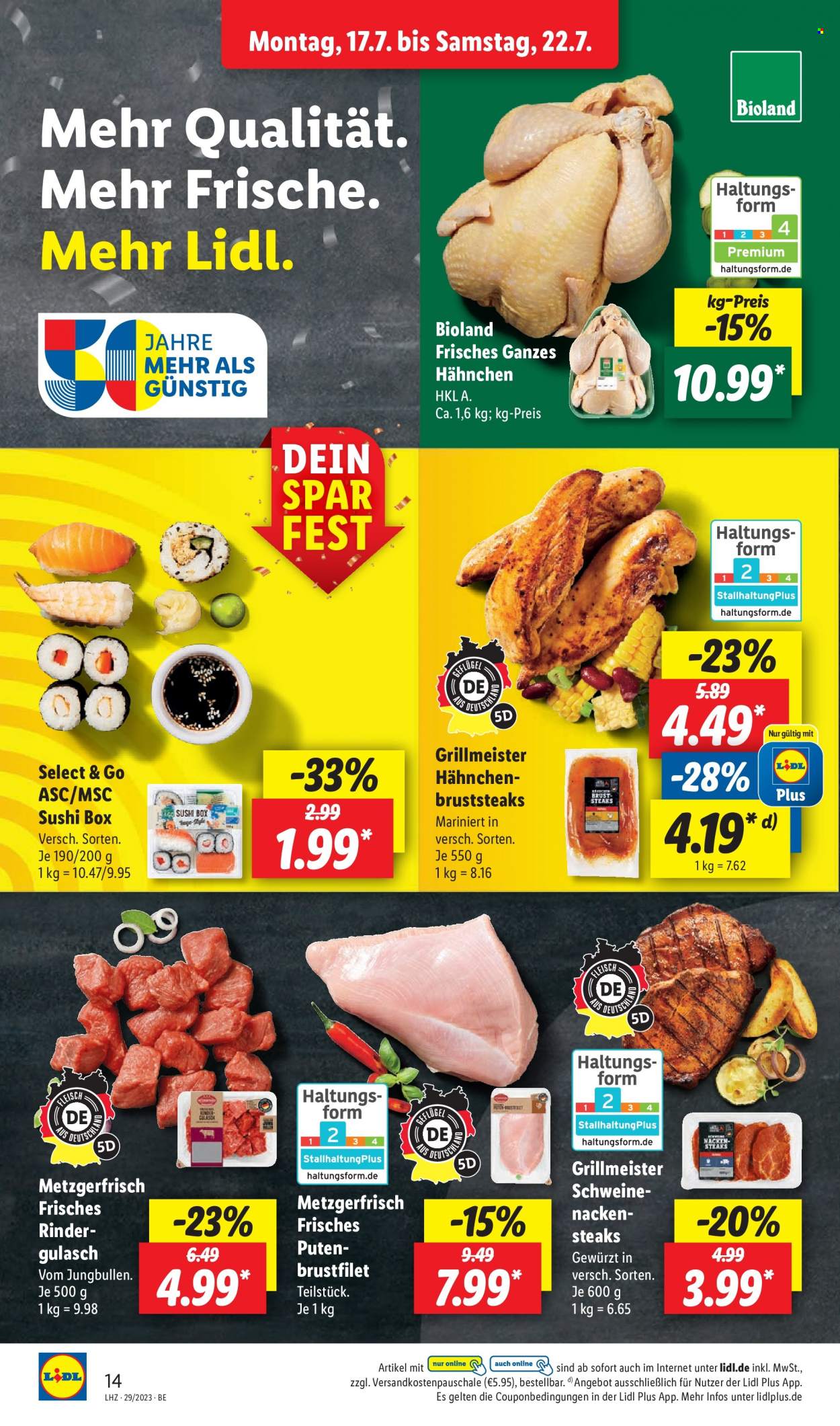 Lidl Prospekte  - 17.07.2023 - 22.07.2023. Seite 16