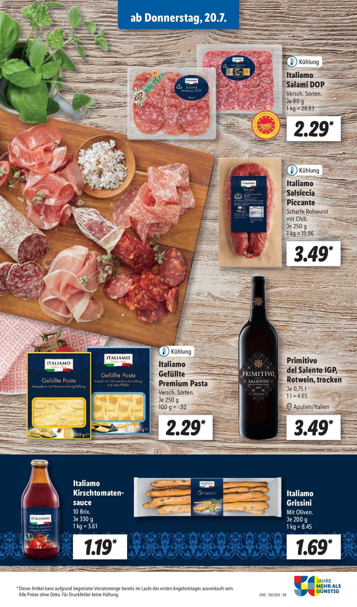 Lidl Prospekte  - 17.07.2023 - 22.07.2023. Seite 49
