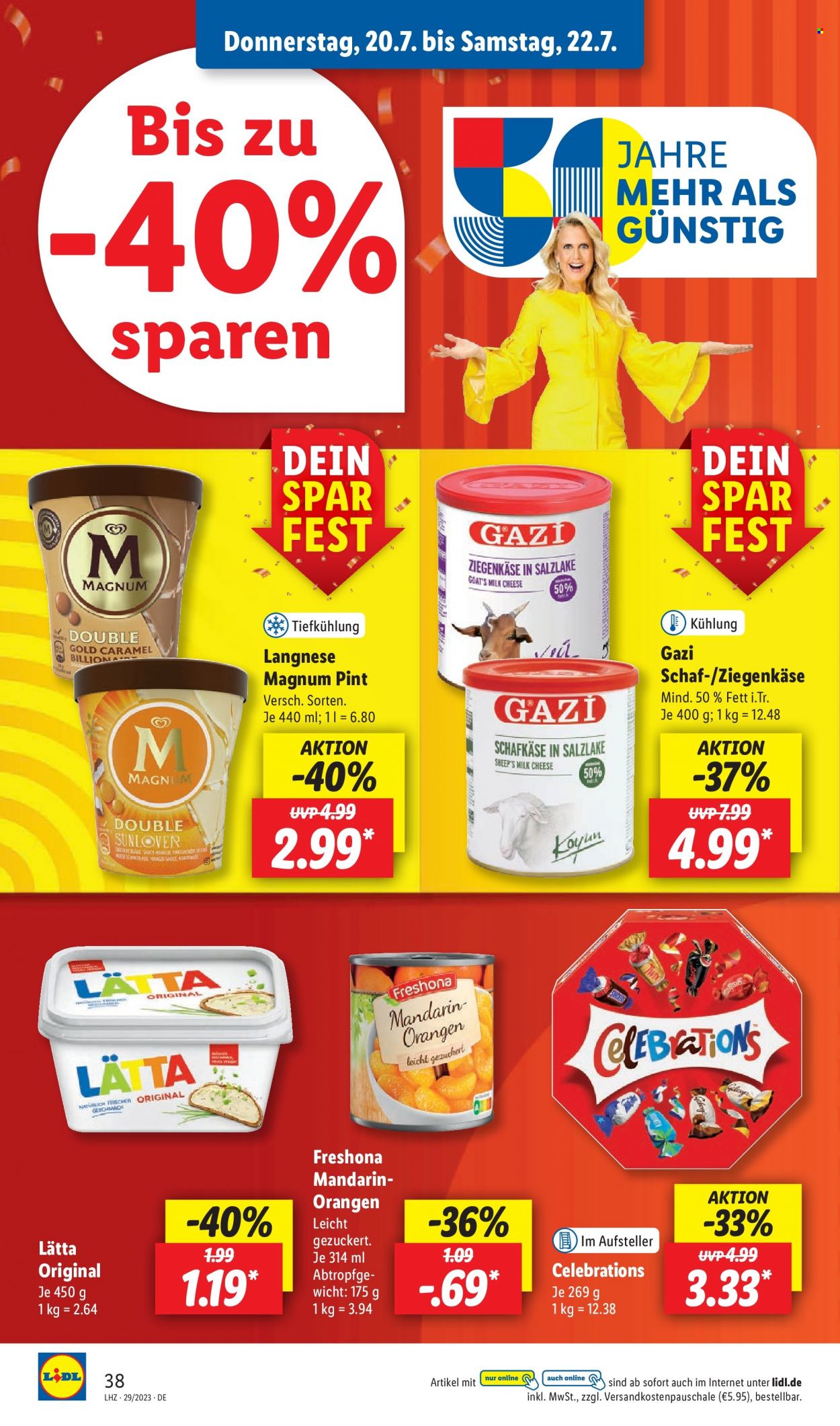 Lidl Prospekte  - 17.07.2023 - 22.07.2023. Seite 52