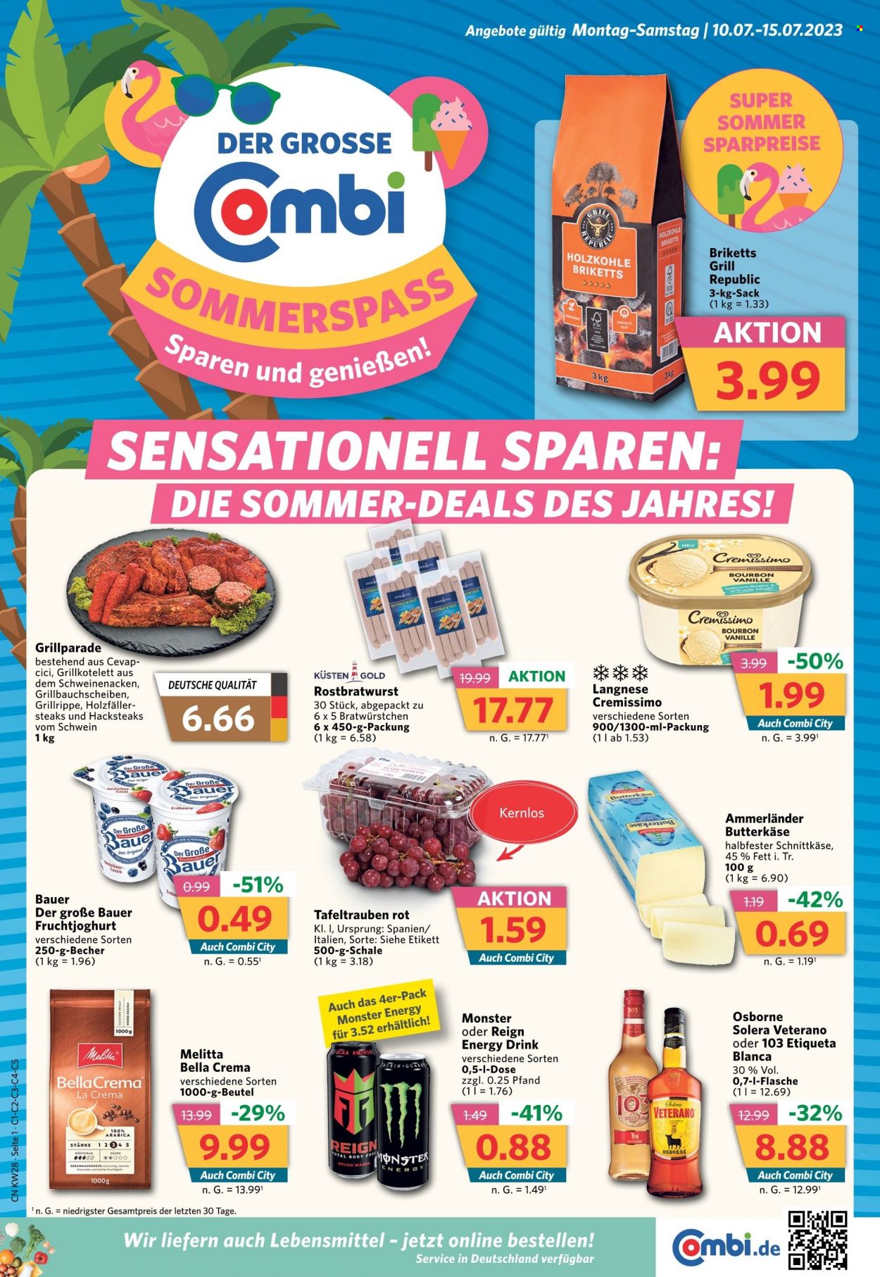 Combi Prospekte  - 10.07.2023 - 15.07.2023. Seite 1