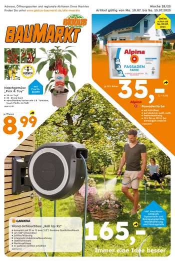 Prospekte Globus Baumarkt - 10.07.2023 - 15.07.2023.