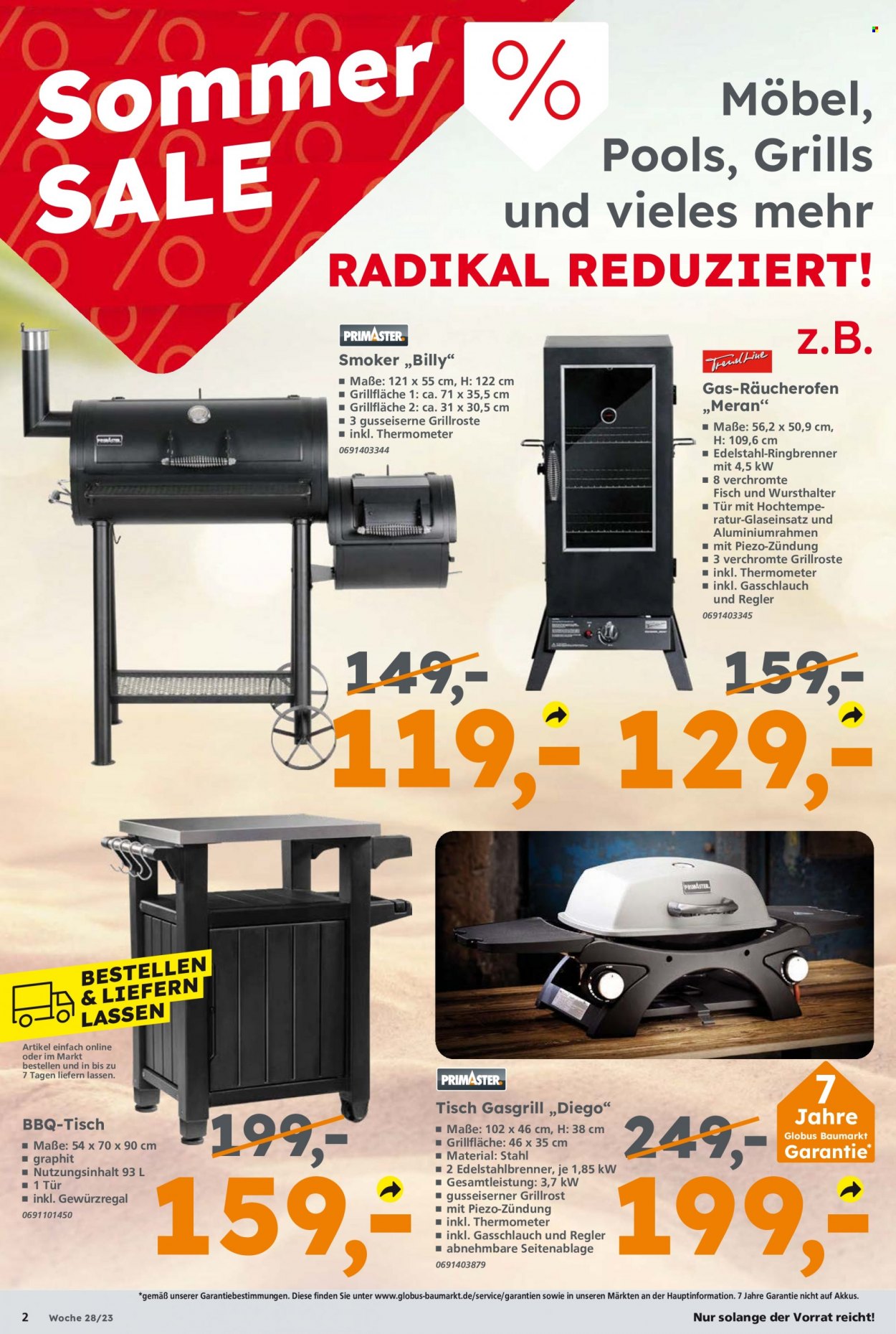 Globus Baumarkt Prospekte  - 10.07.2023 - 15.07.2023. Seite 2