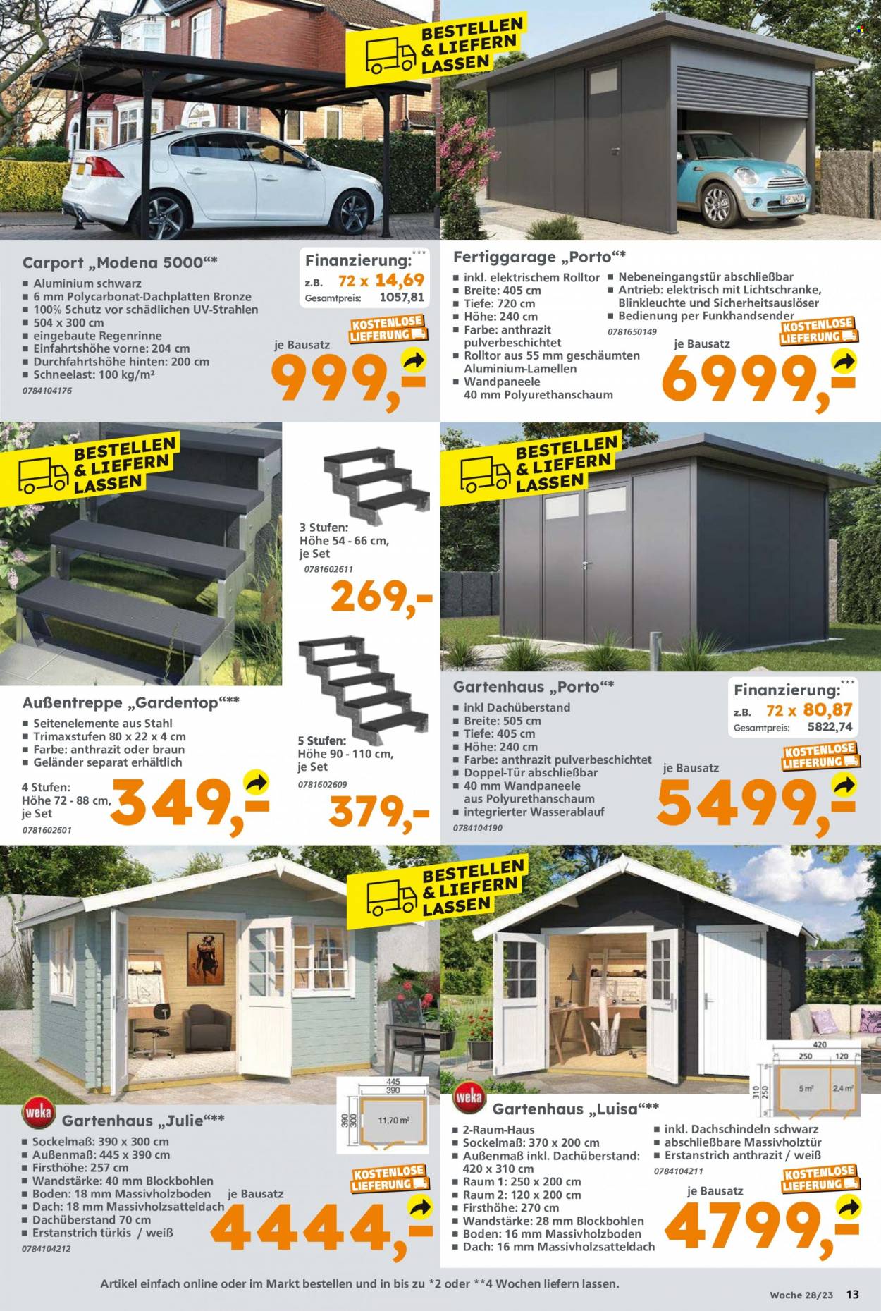 Globus Baumarkt Prospekte  - 10.07.2023 - 15.07.2023. Seite 13