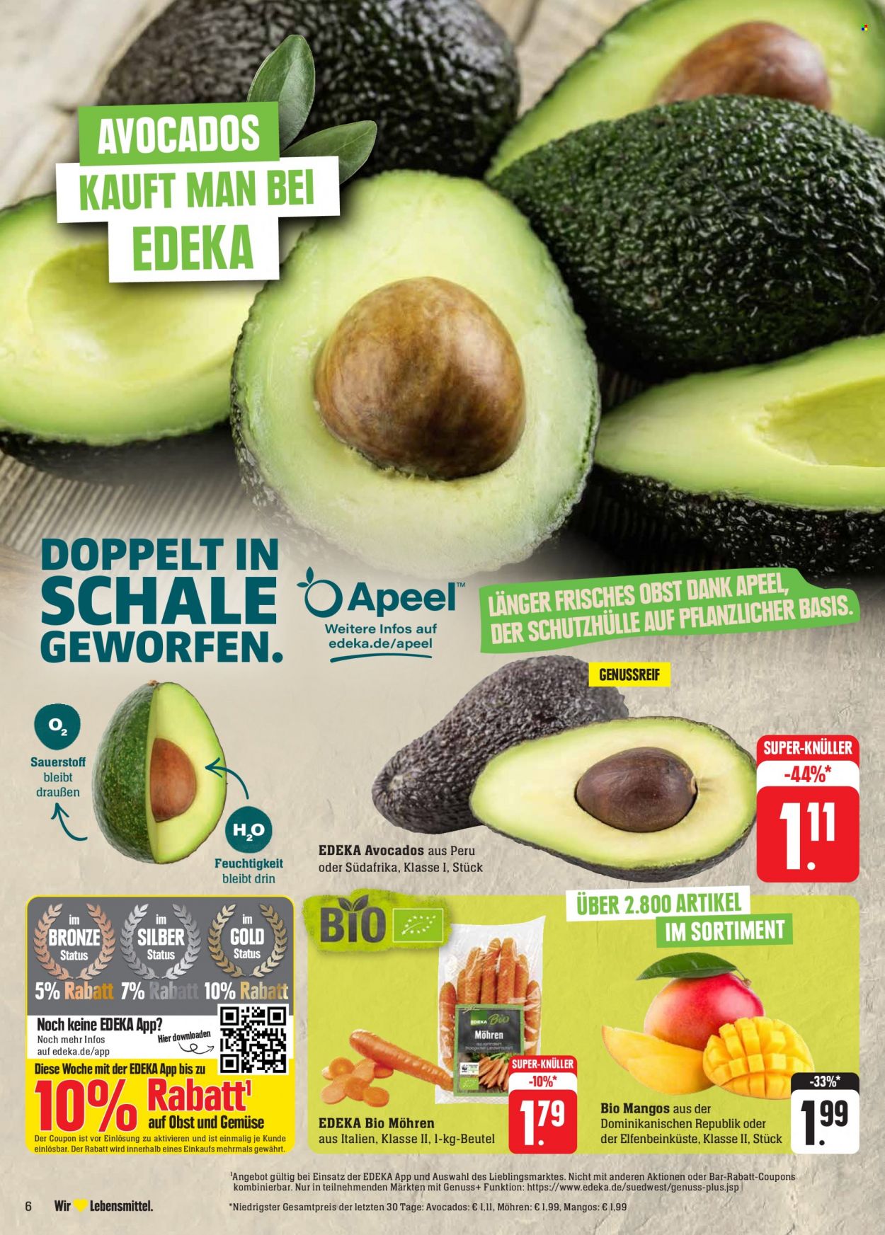 Edeka Prospekte  - 10.07.2023 - 15.07.2023. Seite 6