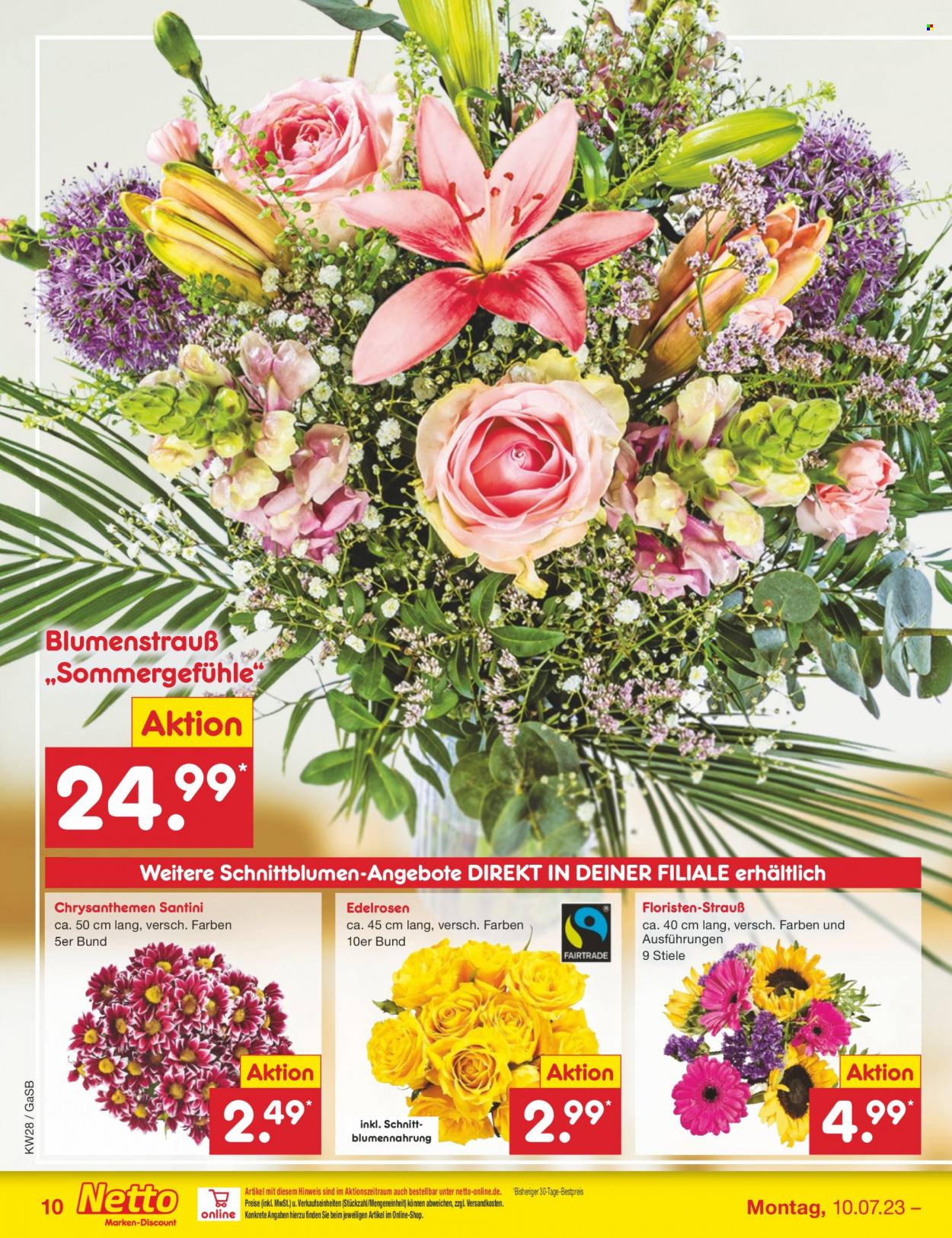 Netto Marken-Discount Prospekte  - 10.07.2023 - 15.07.2023. Seite 10