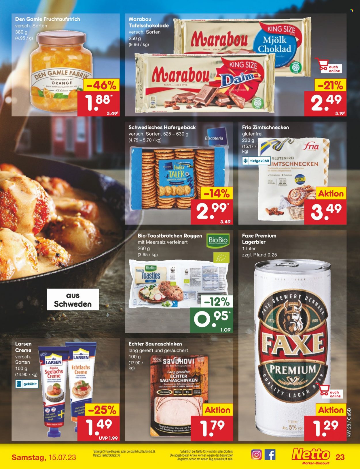 Netto Marken-Discount Prospekte  - 10.07.2023 - 15.07.2023. Seite 23