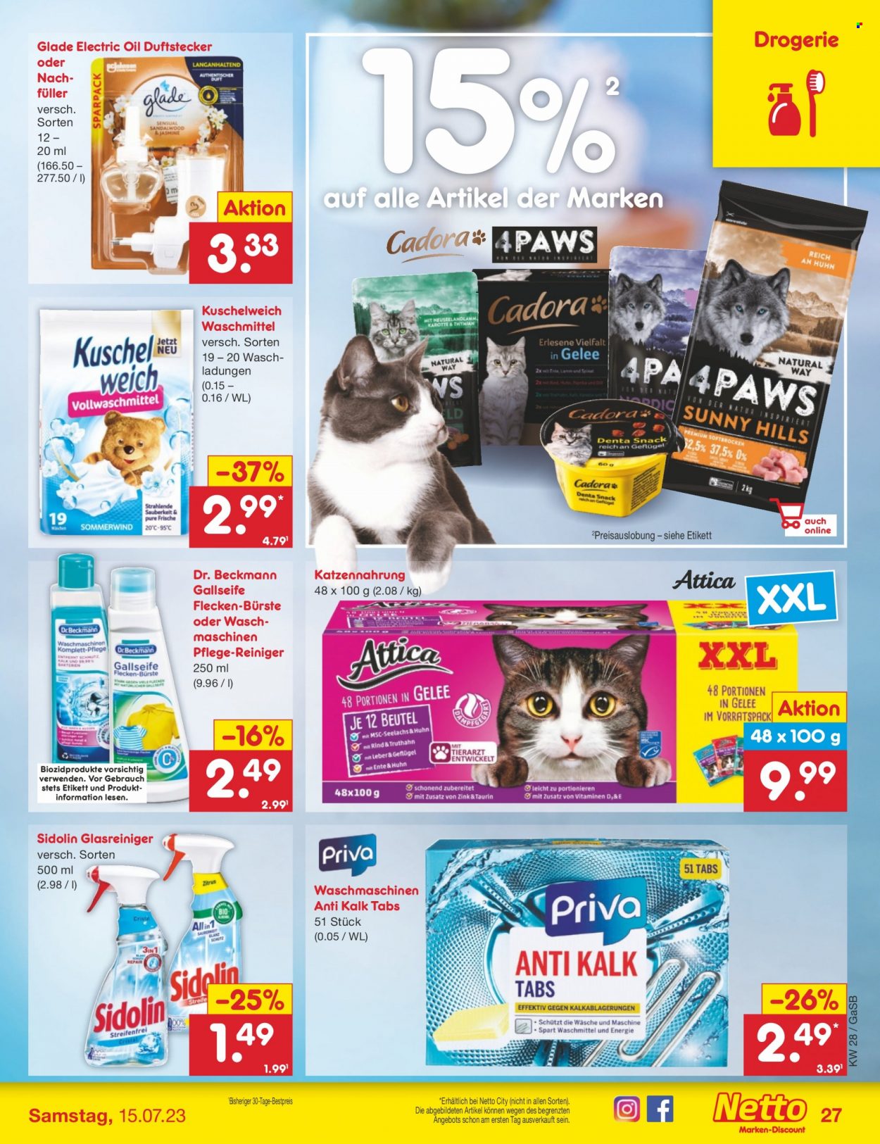 Netto Marken-Discount Prospekte  - 10.07.2023 - 15.07.2023. Seite 27