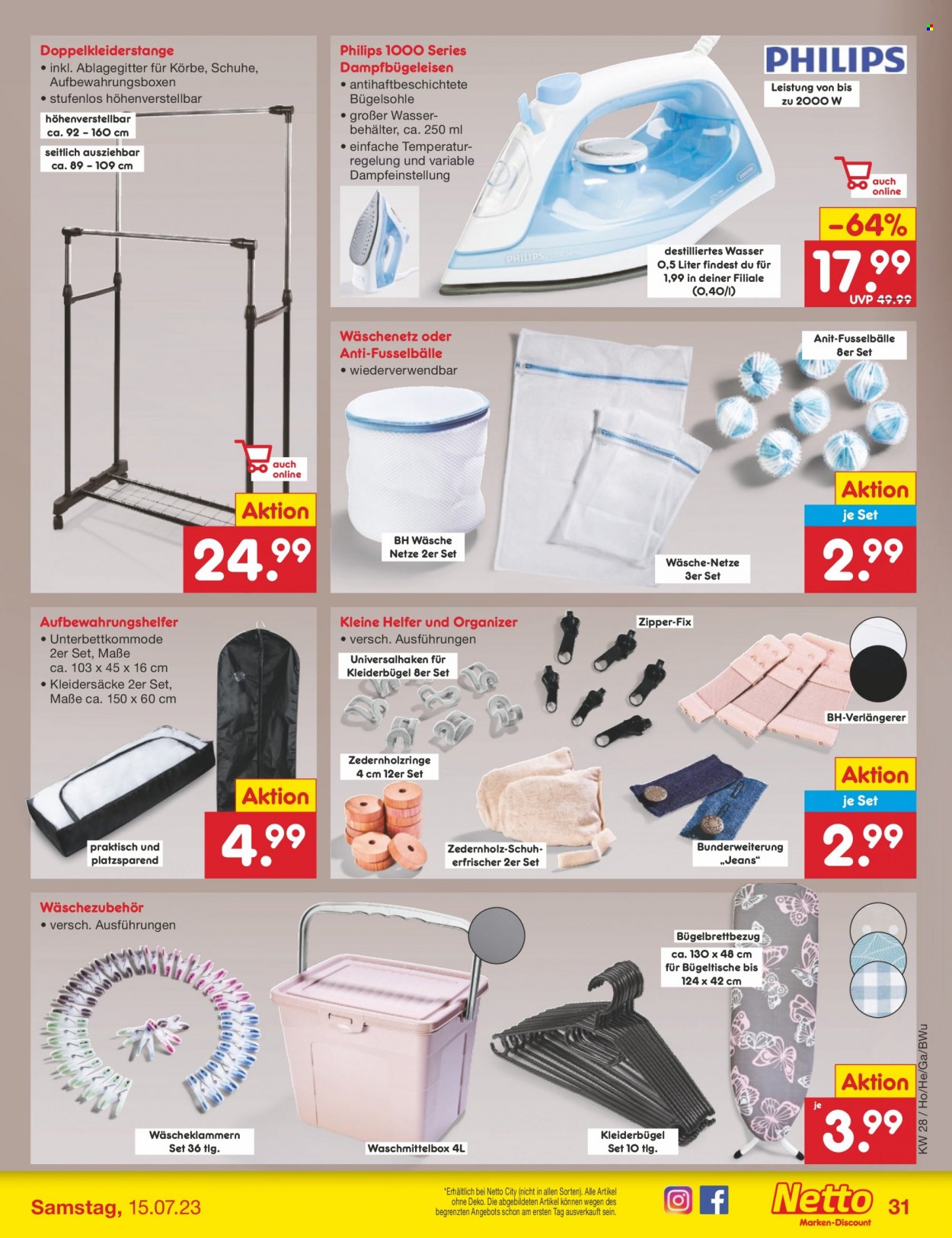Netto Marken-Discount Prospekte  - 10.07.2023 - 15.07.2023. Seite 31