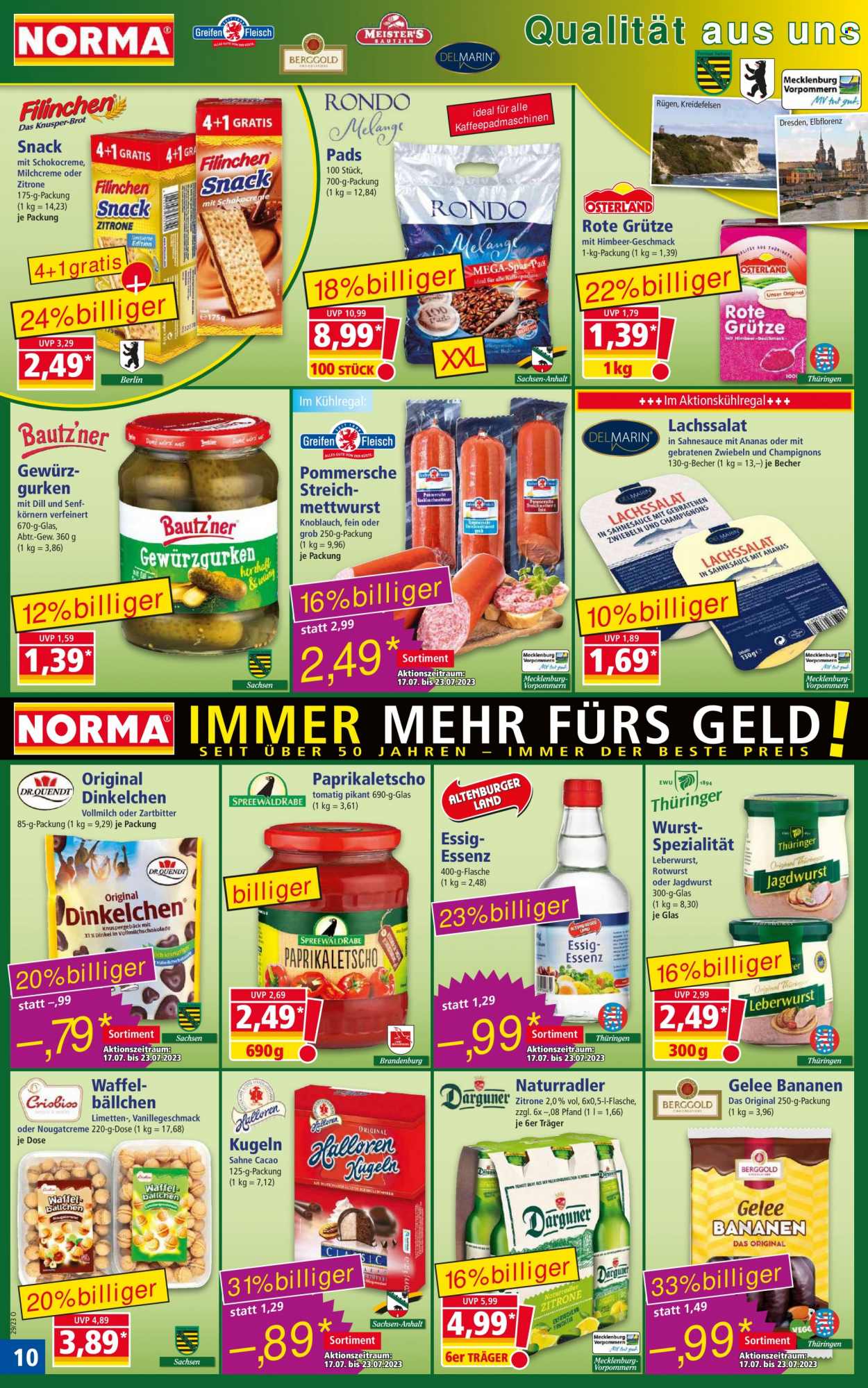 Norma Prospekte  - 17.07.2023 - 23.07.2023. Seite 10