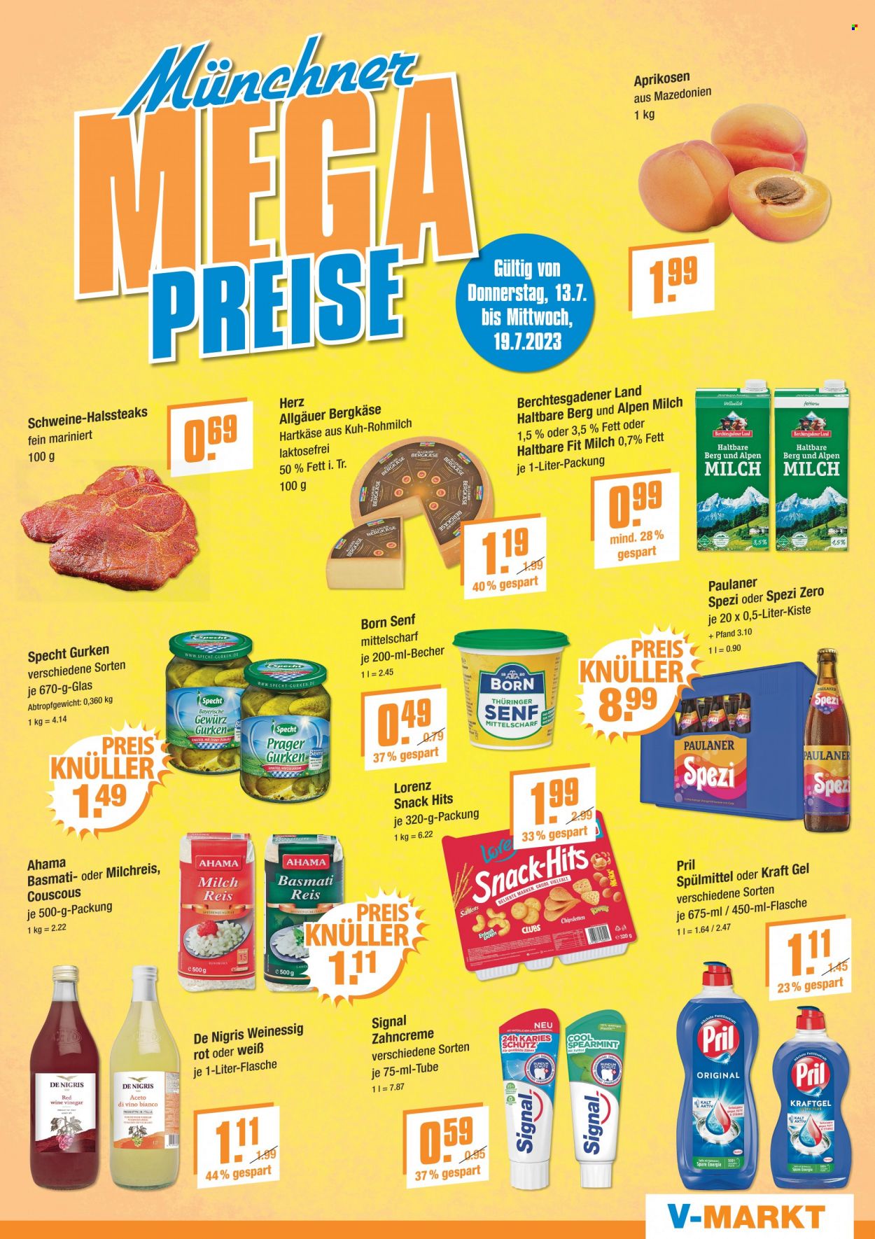 V-Markt Prospekte  - 13.07.2023 - 19.07.2023. Seite 1