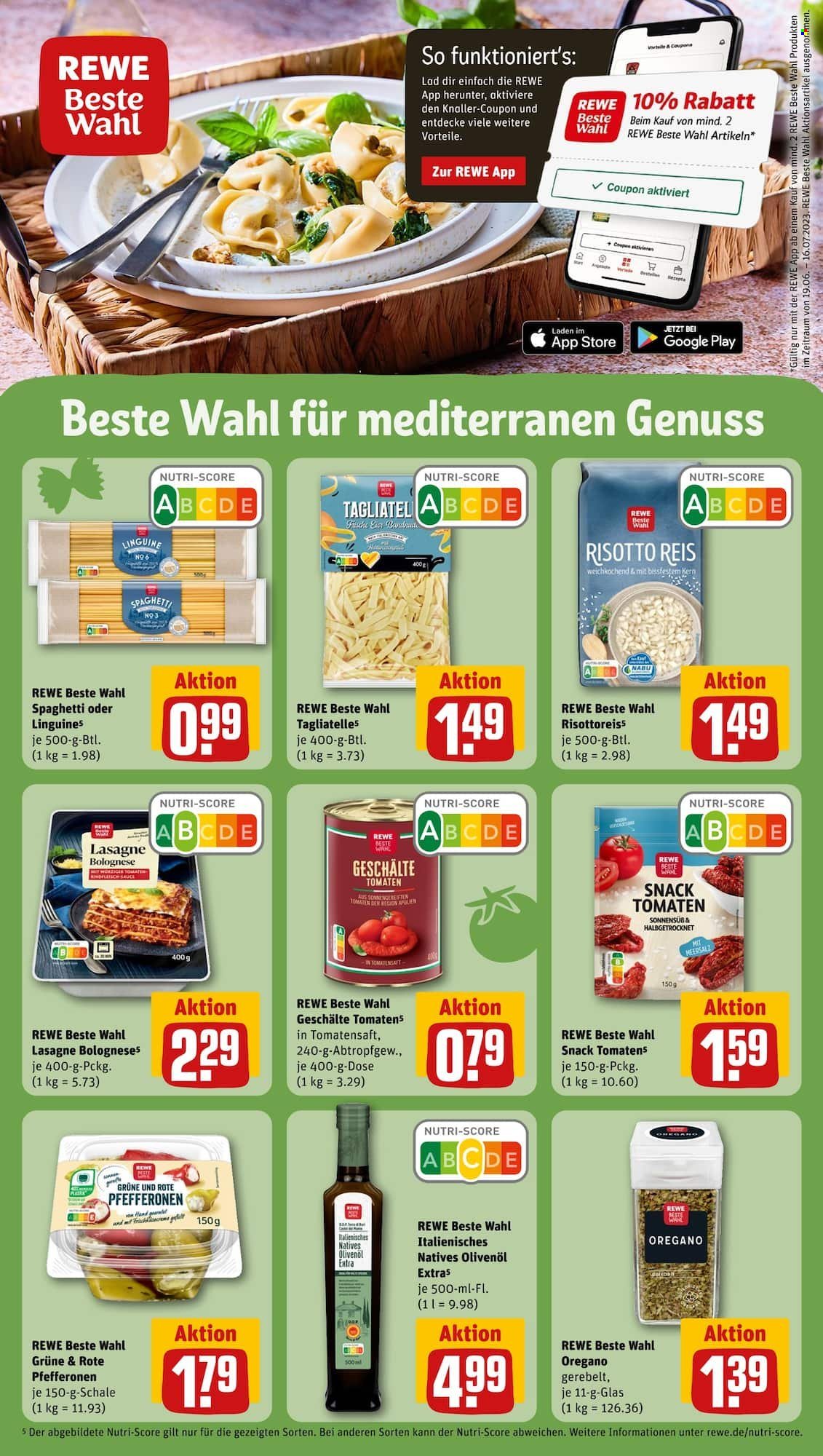 REWE Prospekte  - 10.07.2023 - 15.07.2023. Seite 19