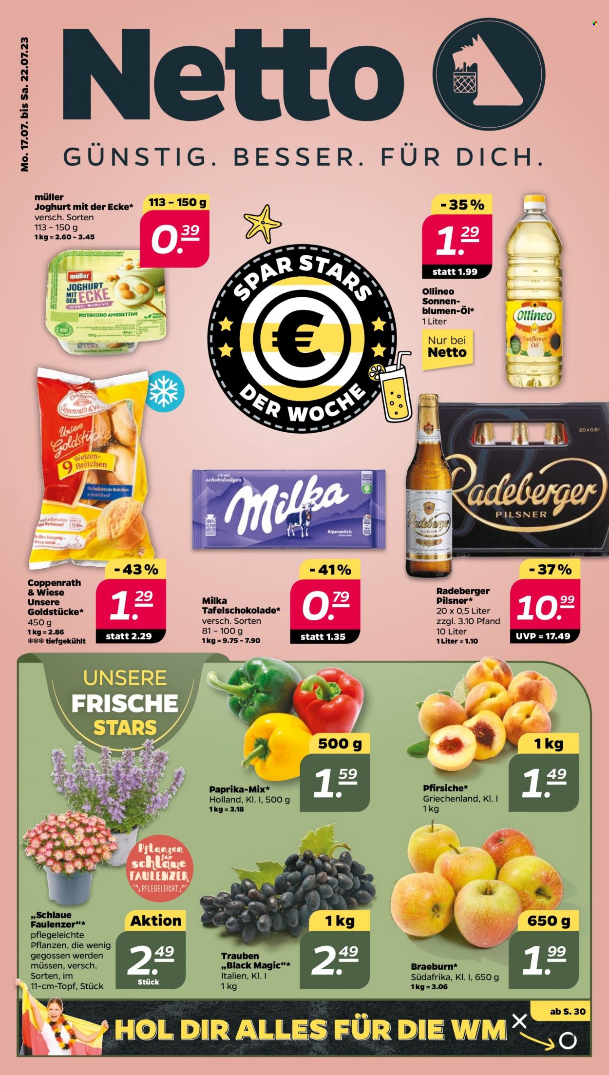 Netto Prospekte  - 17.07.2023 - 22.07.2023. Seite 1