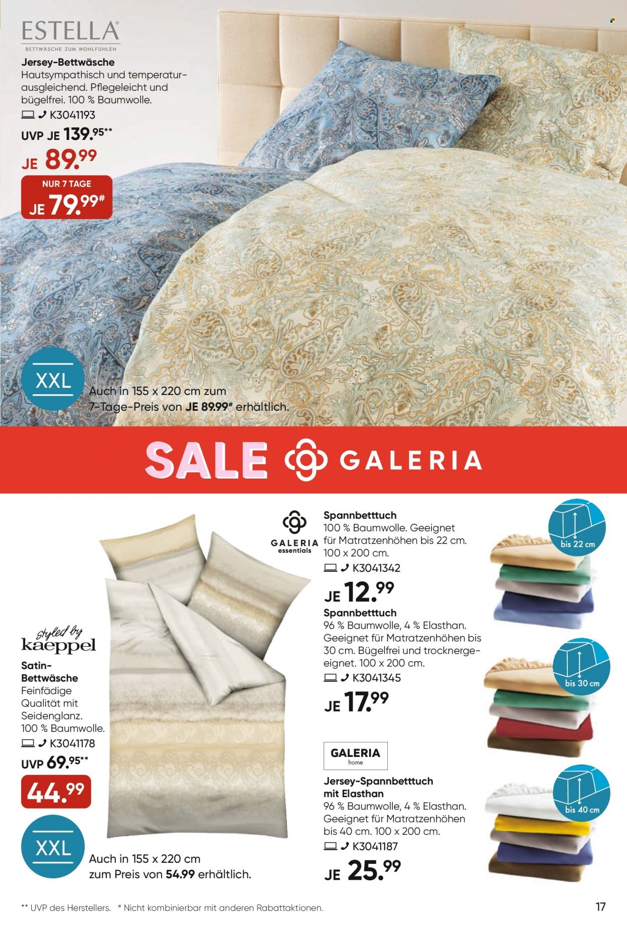 GALERIA Karstadt Kaufhof Prospekte  - 12.07.2023 - 18.07.2023. Seite 17