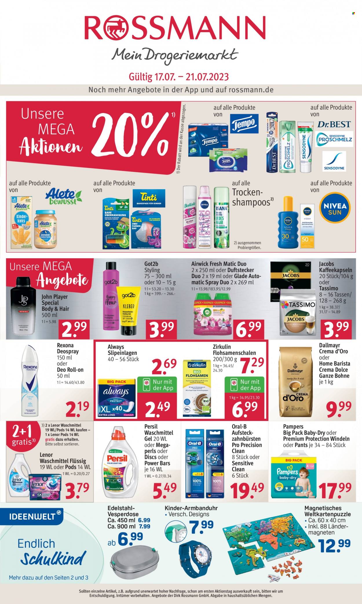 Rossmann Prospekte  - 17.07.2023 - 21.07.2023. Seite 1