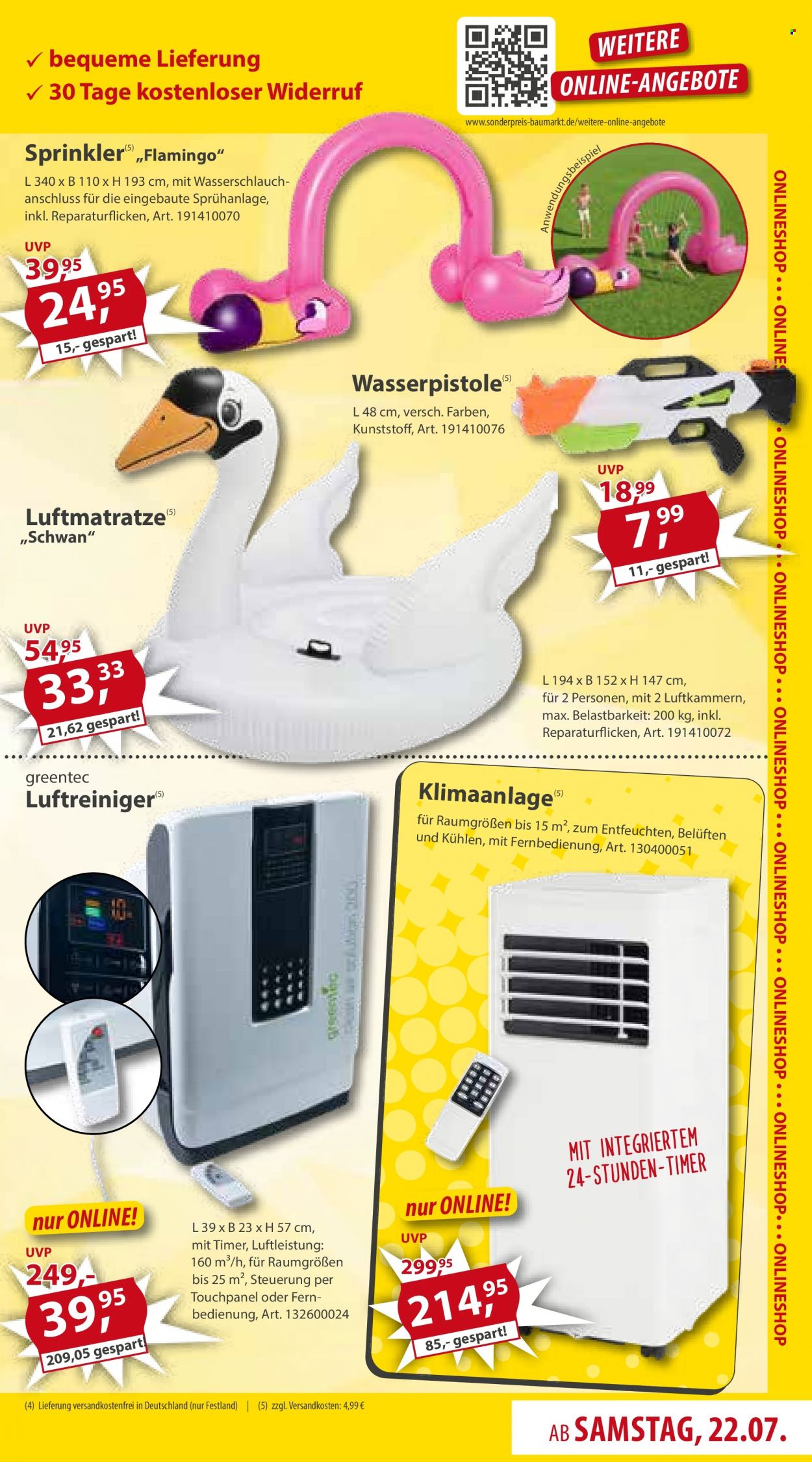 Sonderpreis-Baumarkt Prospekte  - 22.07.2023 - 28.07.2023. Seite 11