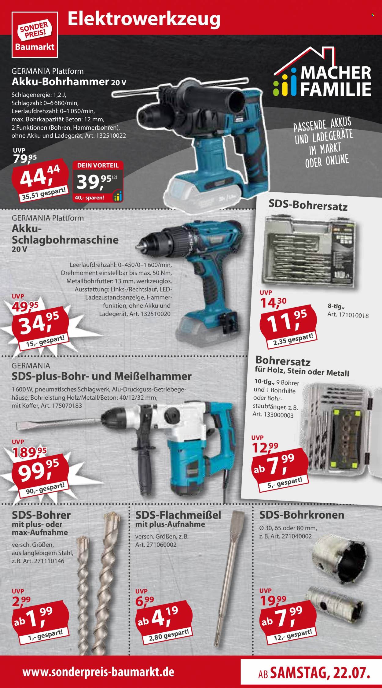 Sonderpreis-Baumarkt Prospekte  - 22.07.2023 - 28.07.2023. Seite 17