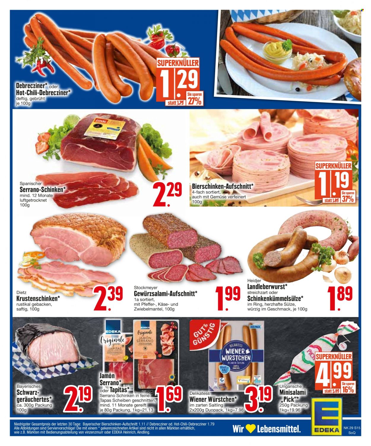 Edeka Prospekte  - 17.07.2023 - 22.07.2023. Seite 15