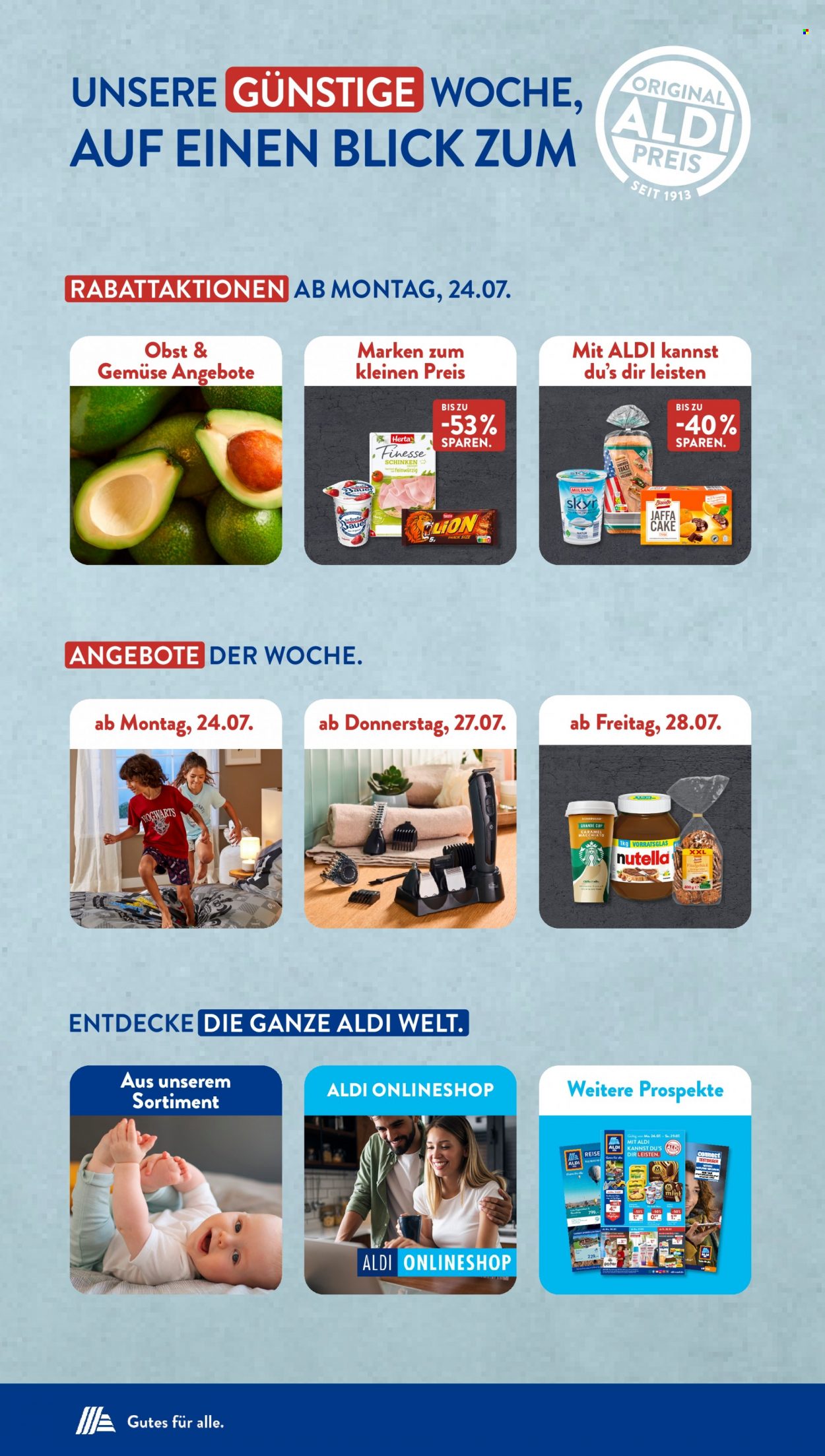 ALDI SÜD Prospekte  - 24.07.2023 - 29.07.2023. Seite 2