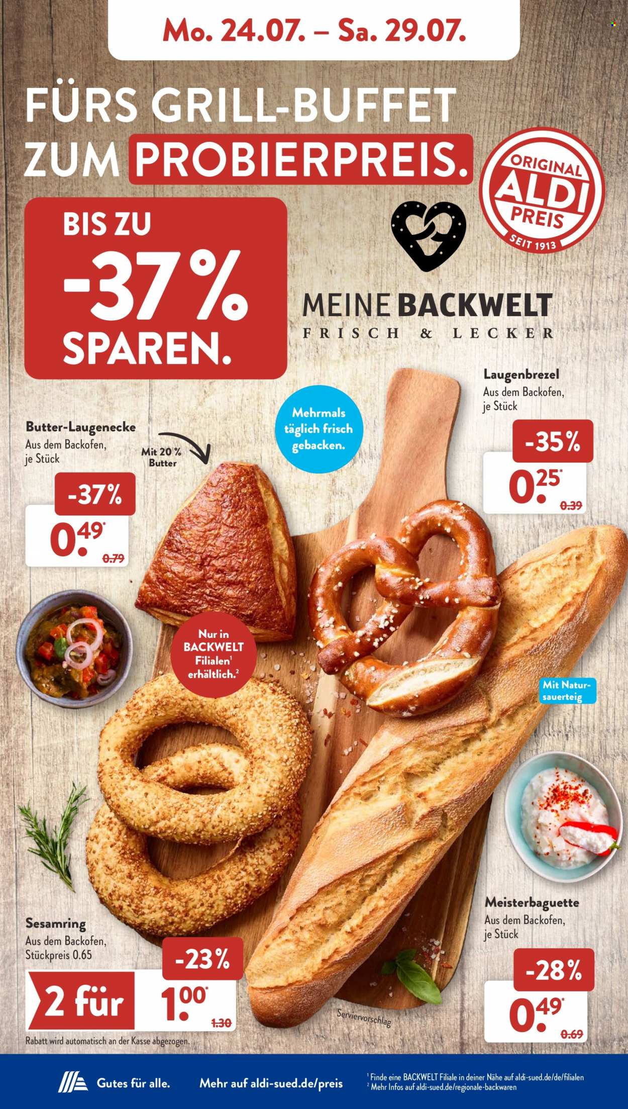 ALDI SÜD Prospekte  - 24.07.2023 - 29.07.2023. Seite 8