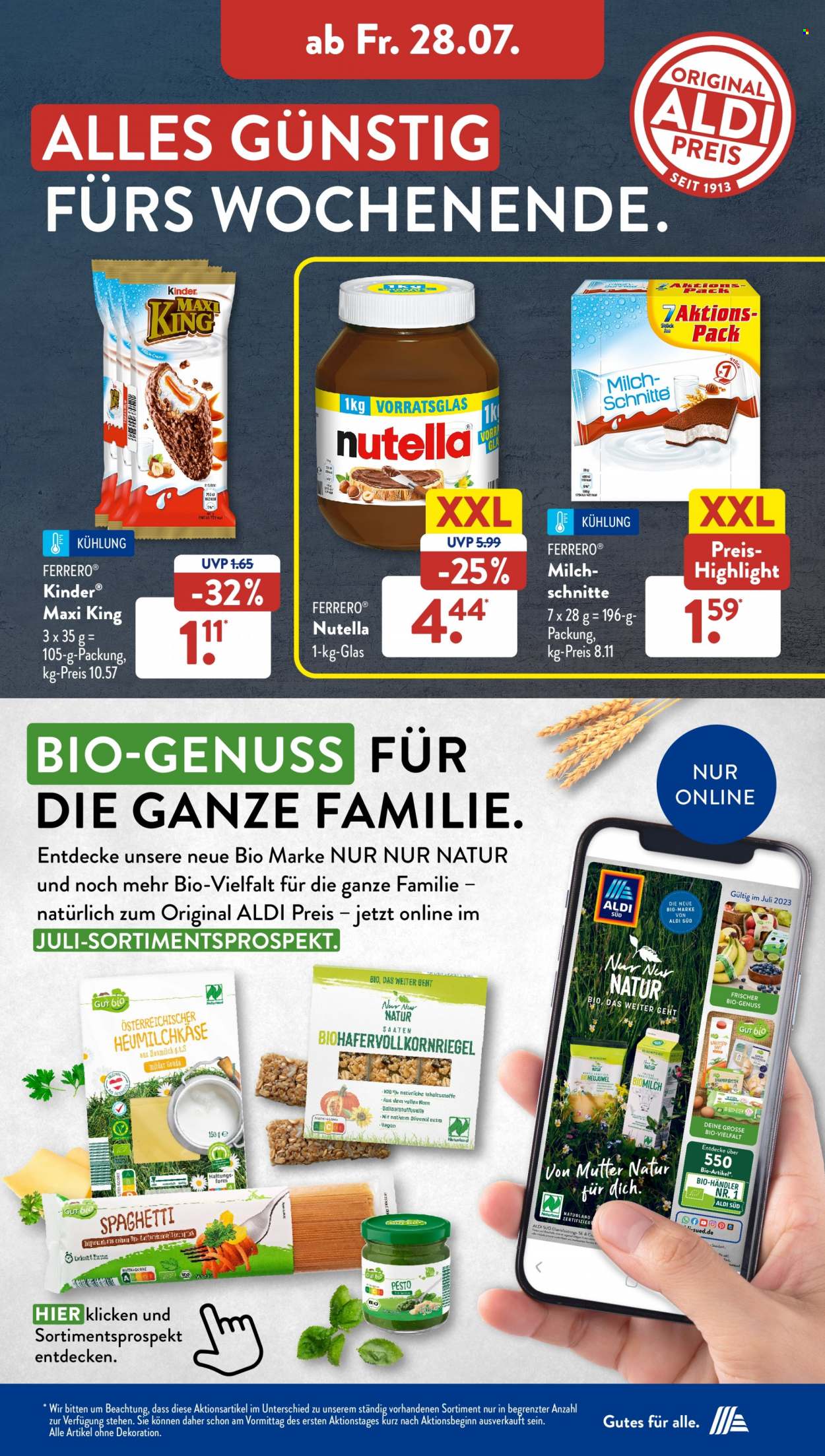 ALDI SÜD Prospekte  - 24.07.2023 - 29.07.2023. Seite 26