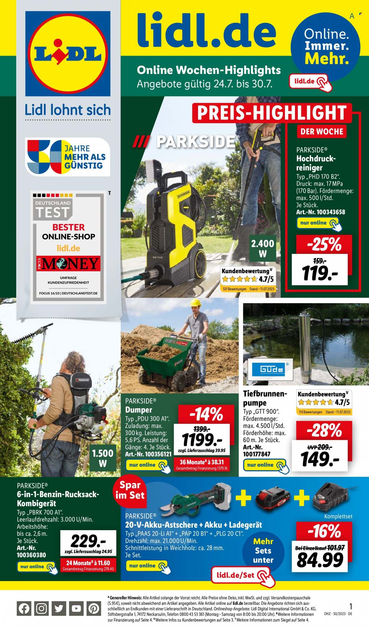 Lidl Prospekte  - 24.07.2023 - 29.07.2023. Seite 64