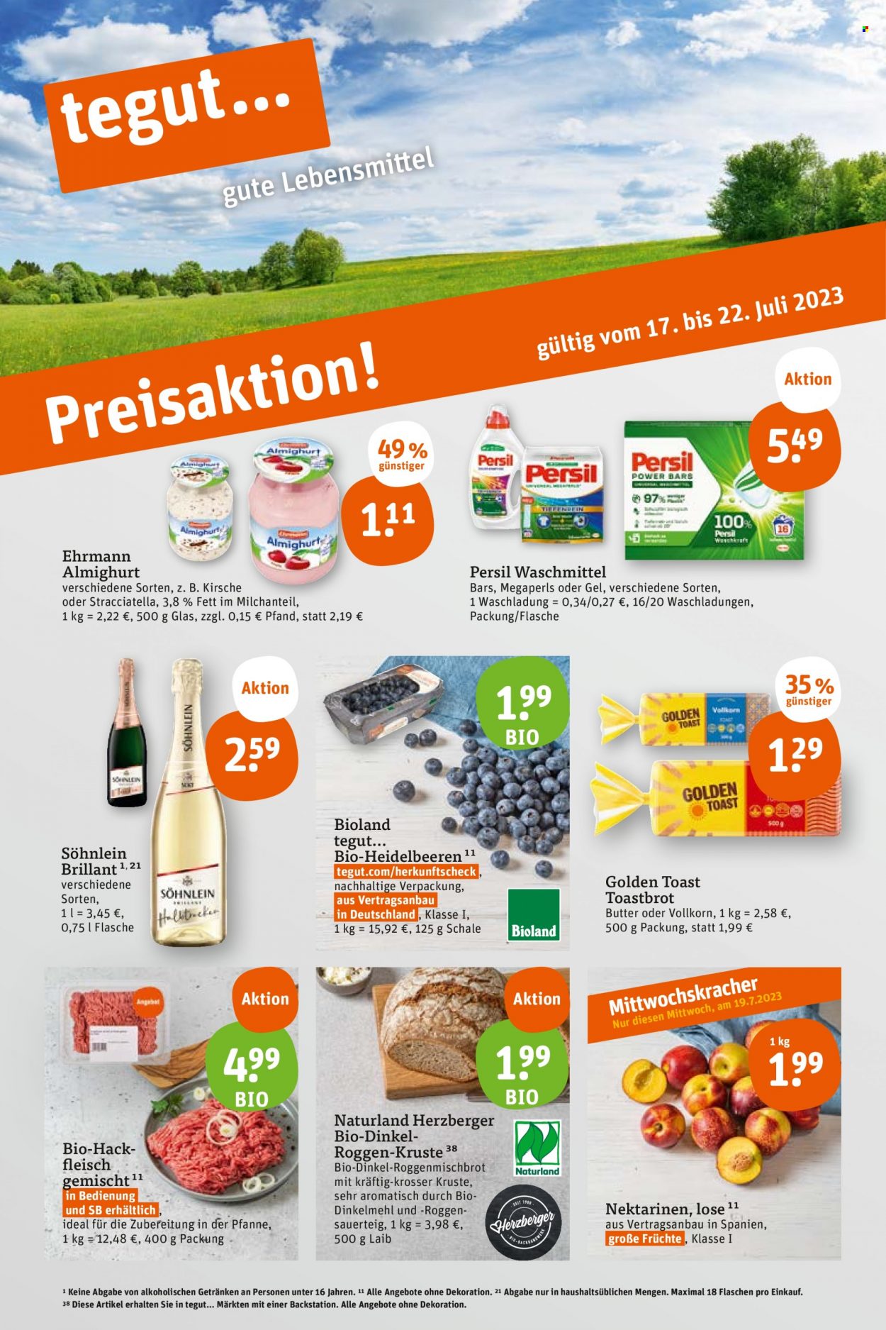 tegut... Prospekte  - 17.07.2023 - 22.07.2023. Seite 3