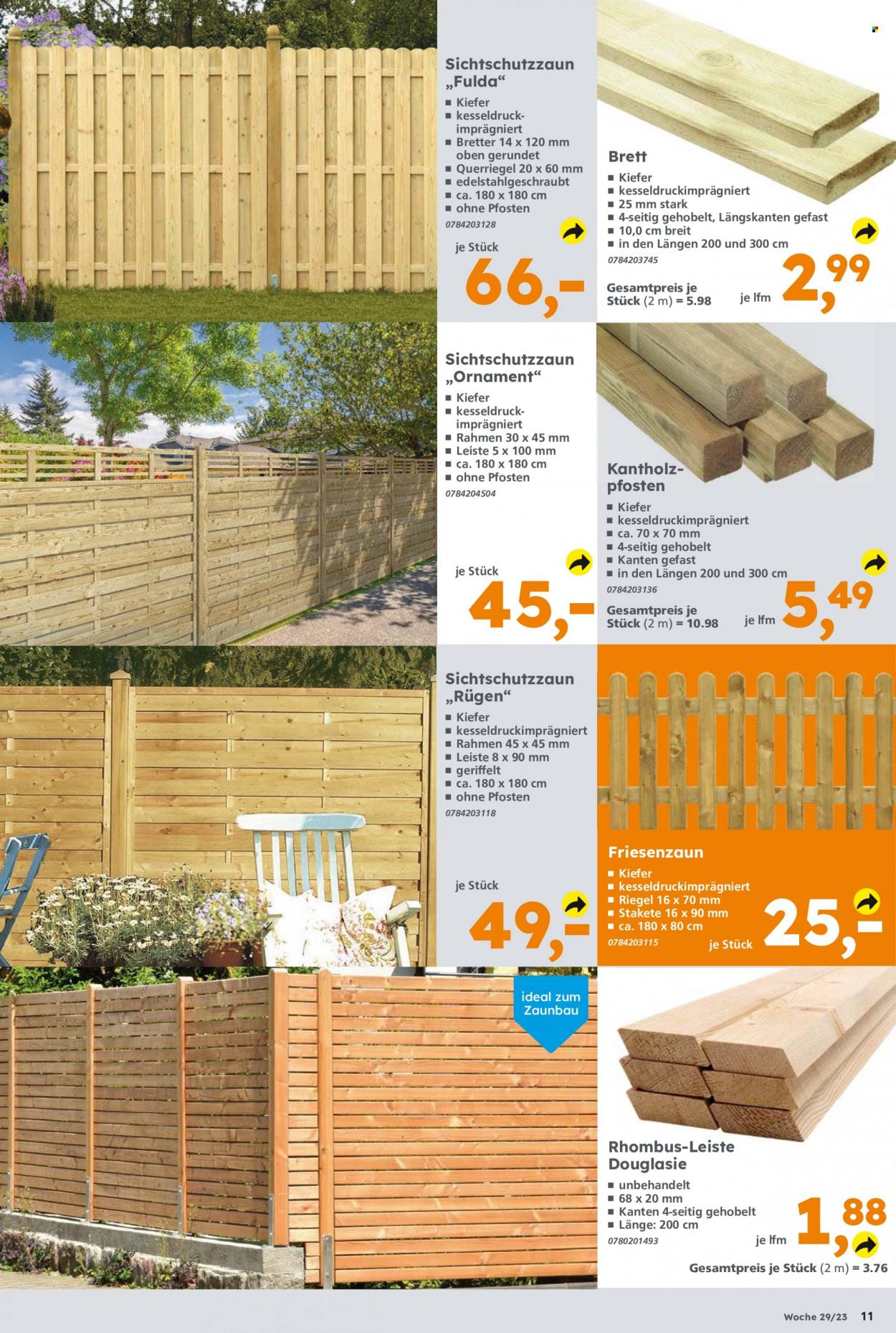 Globus Baumarkt Prospekte  - 17.07.2023 - 22.07.2023. Seite 11