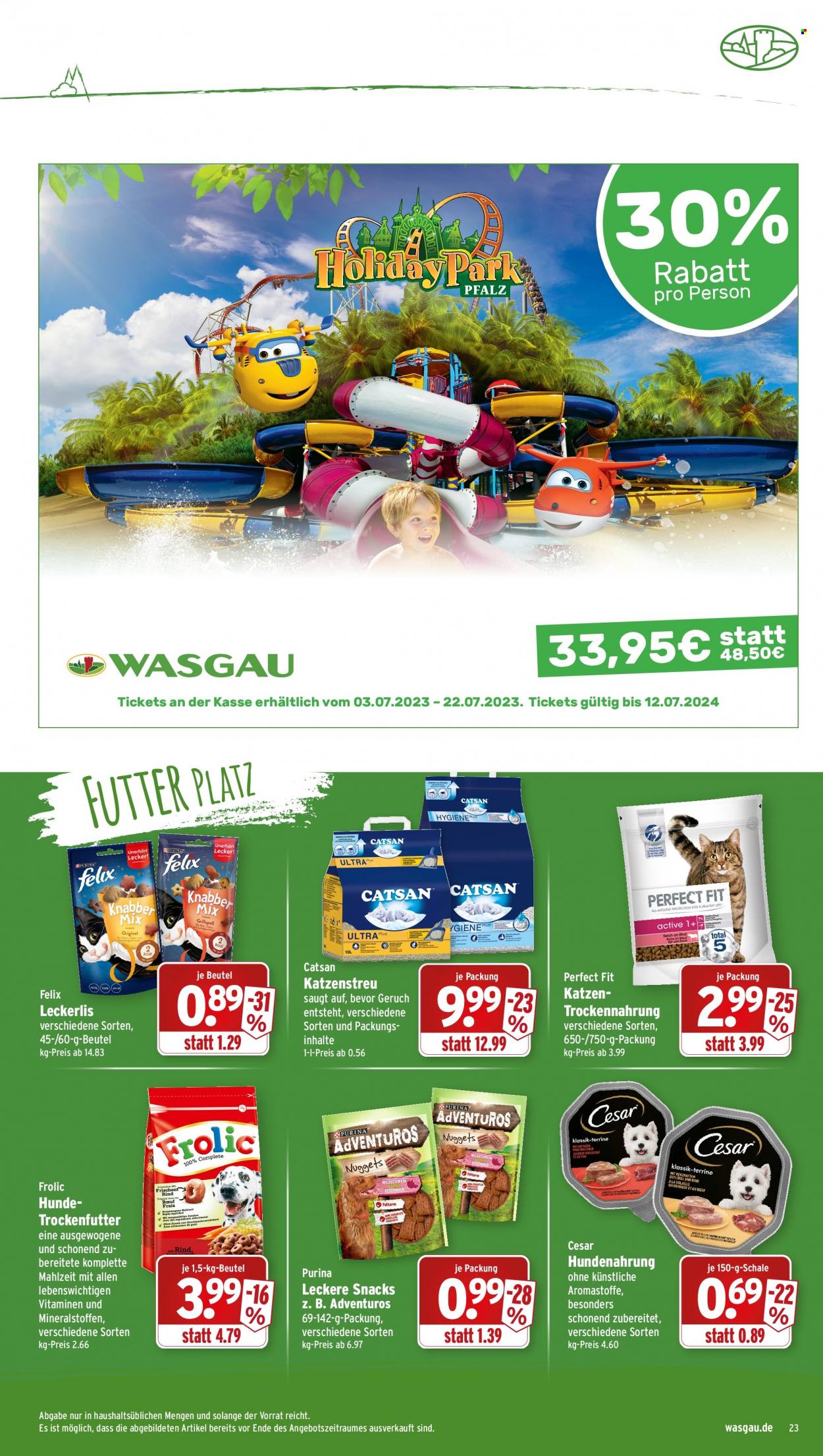 Wasgau Prospekte  - 17.07.2023 - 22.07.2023. Seite 23