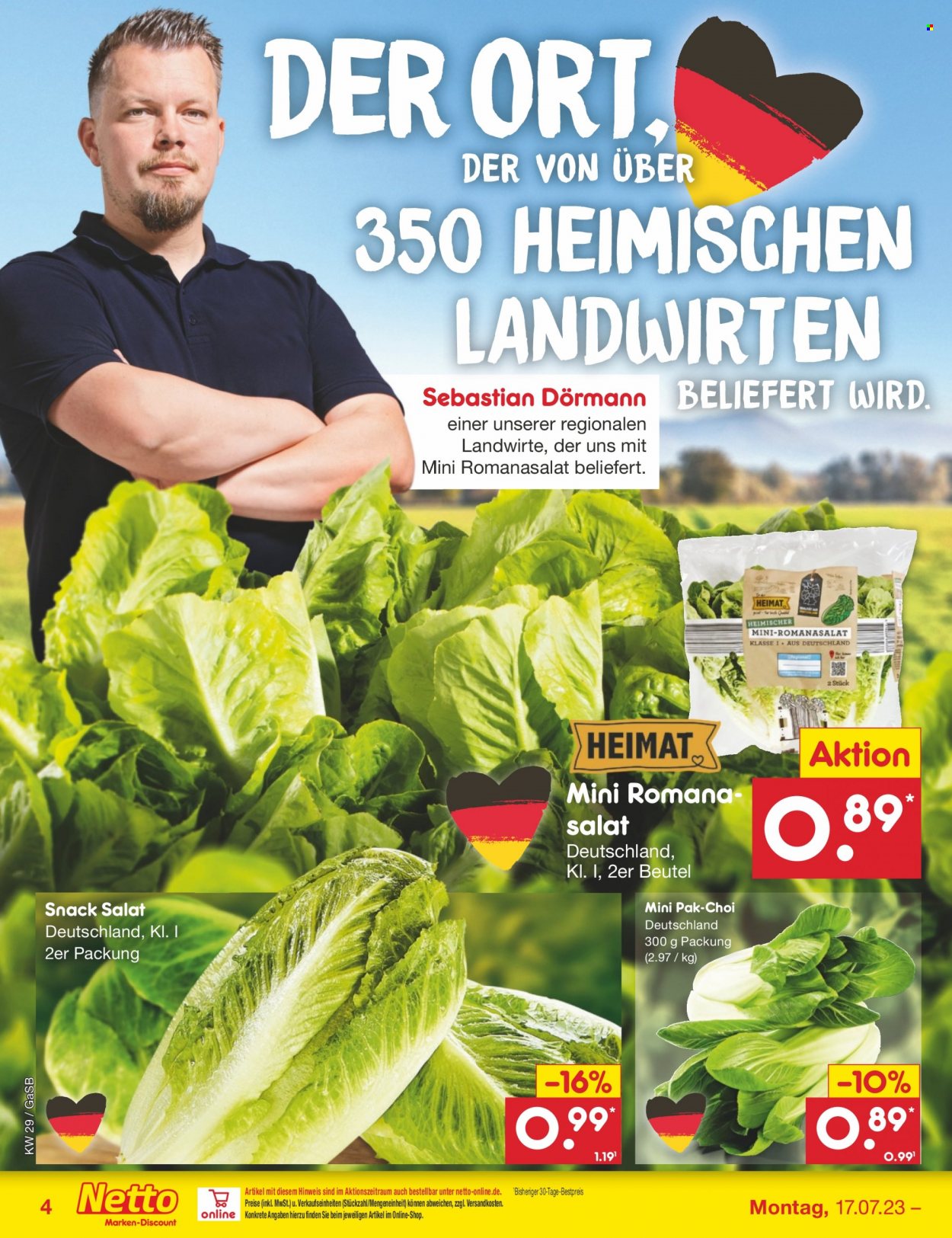 Netto Marken-Discount Prospekte  - 17.07.2023 - 22.07.2023. Seite 4