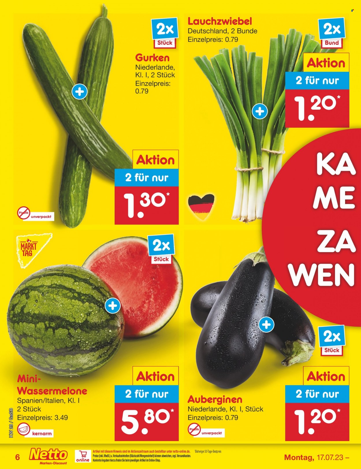Netto Marken-Discount Prospekte  - 17.07.2023 - 22.07.2023. Seite 6