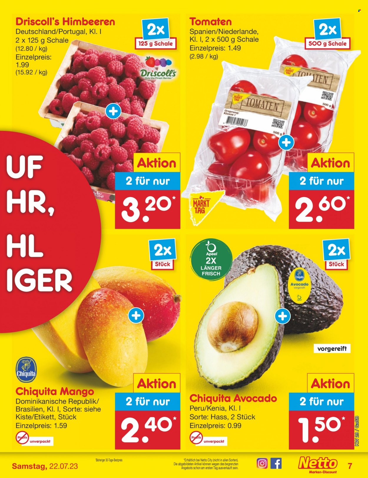 Netto Marken-Discount Prospekte  - 17.07.2023 - 22.07.2023. Seite 7