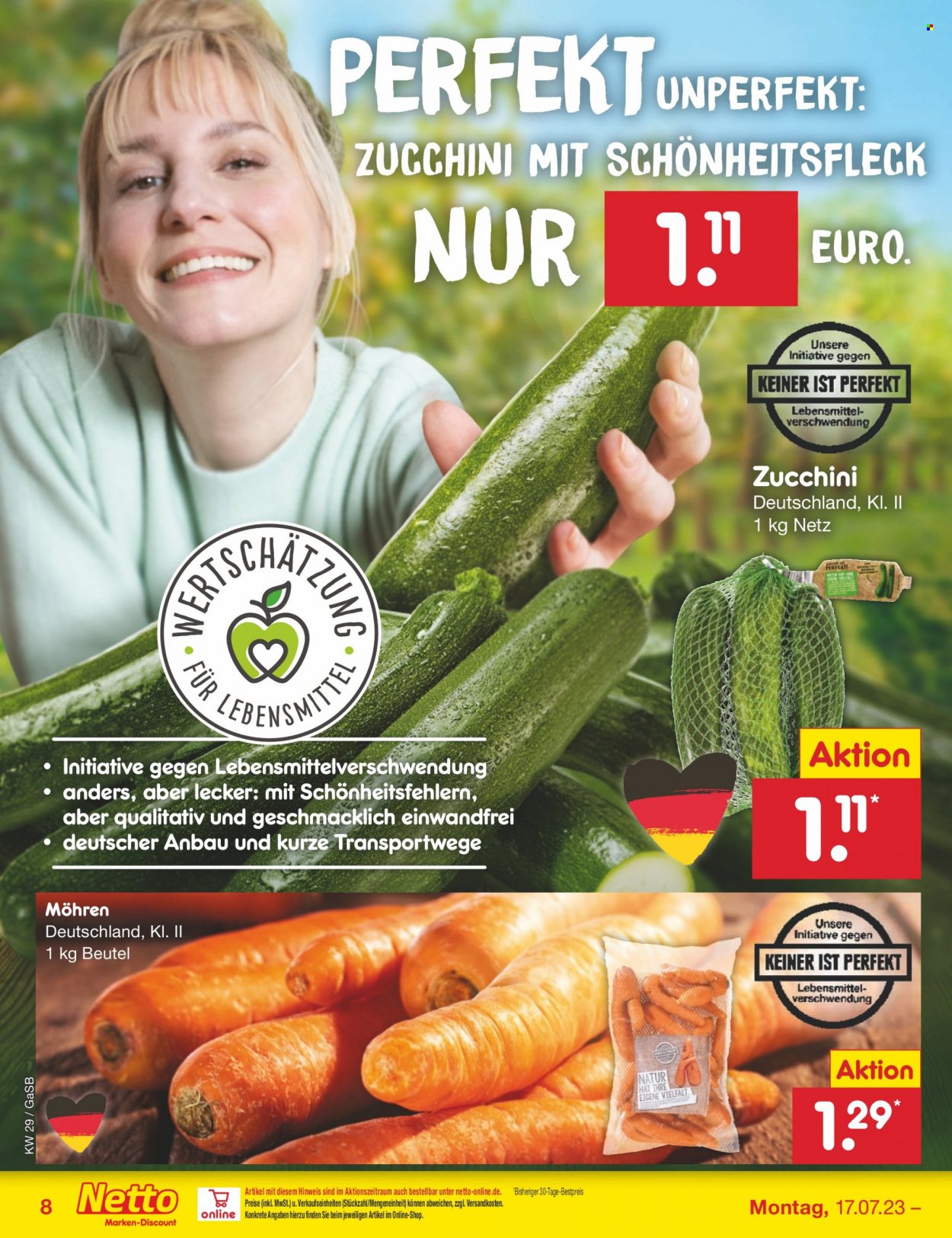 Netto Marken-Discount Prospekte  - 17.07.2023 - 22.07.2023. Seite 8