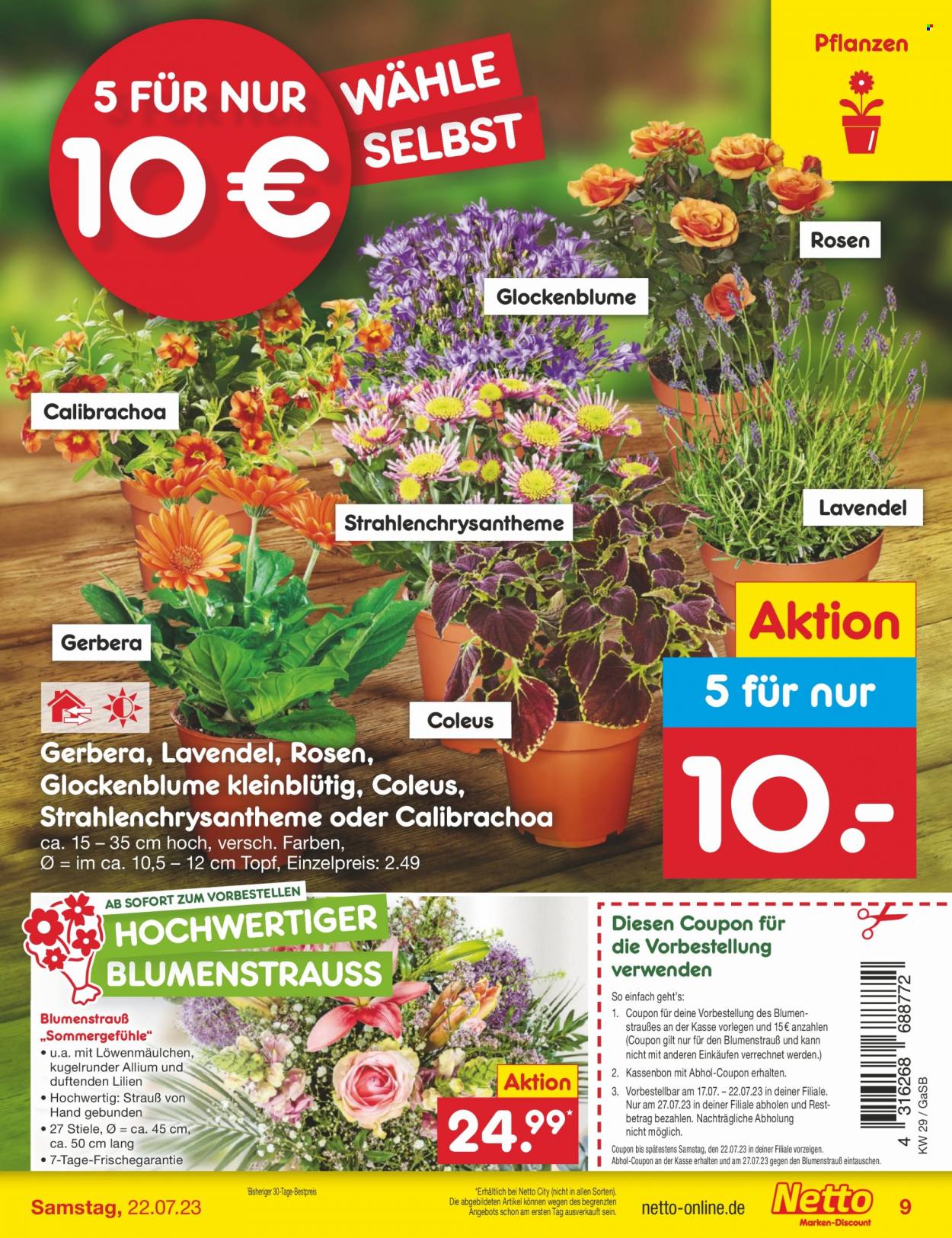 Netto Marken-Discount Prospekte  - 17.07.2023 - 22.07.2023. Seite 9