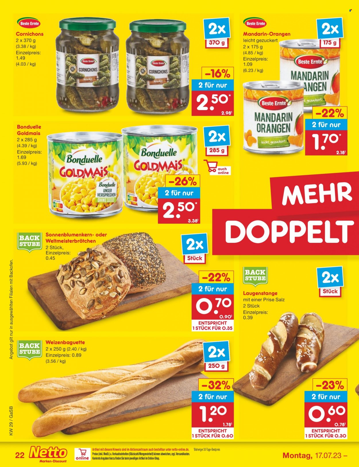 Netto Marken-Discount Prospekte  - 17.07.2023 - 22.07.2023. Seite 22