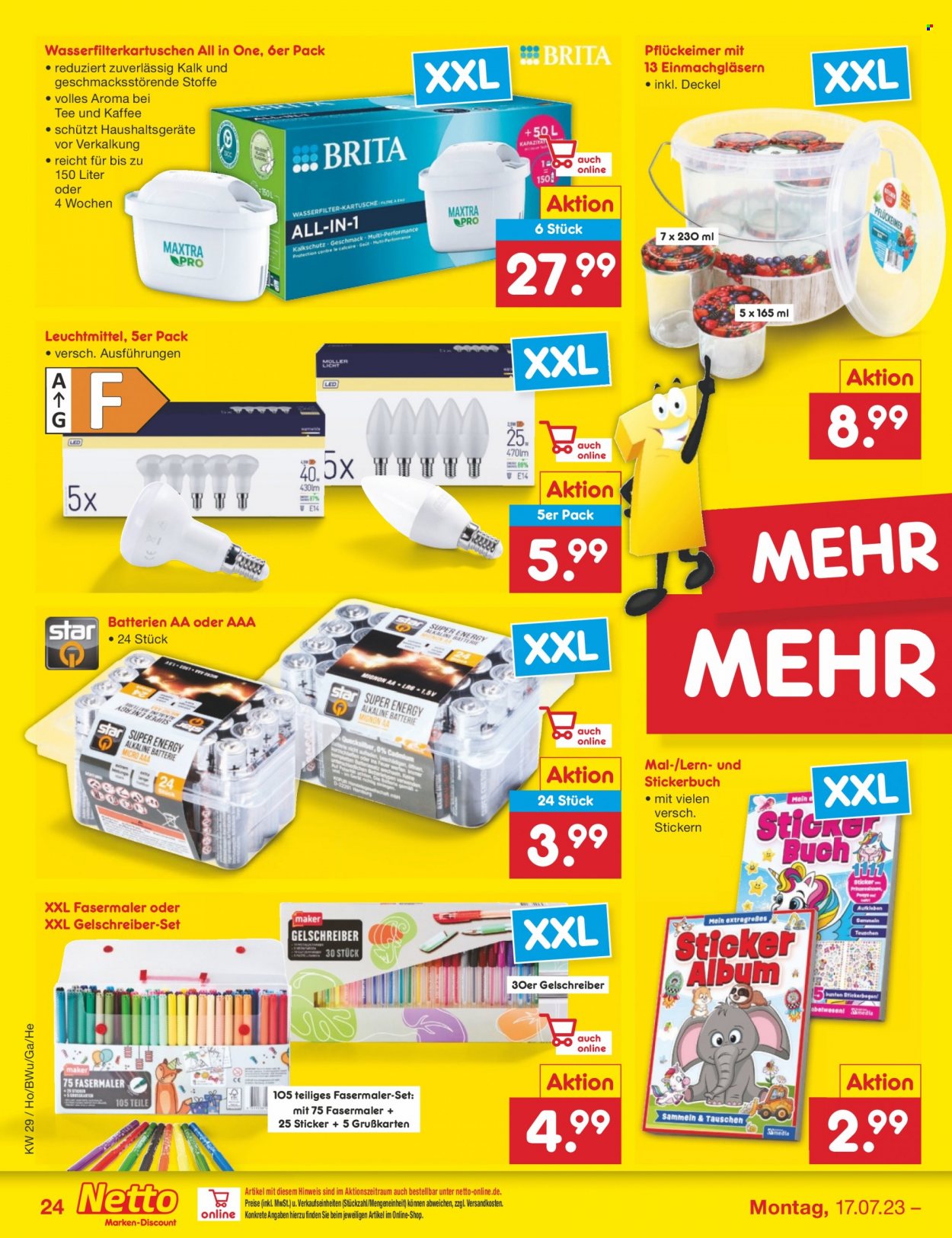 Netto Marken-Discount Prospekte  - 17.07.2023 - 22.07.2023. Seite 24
