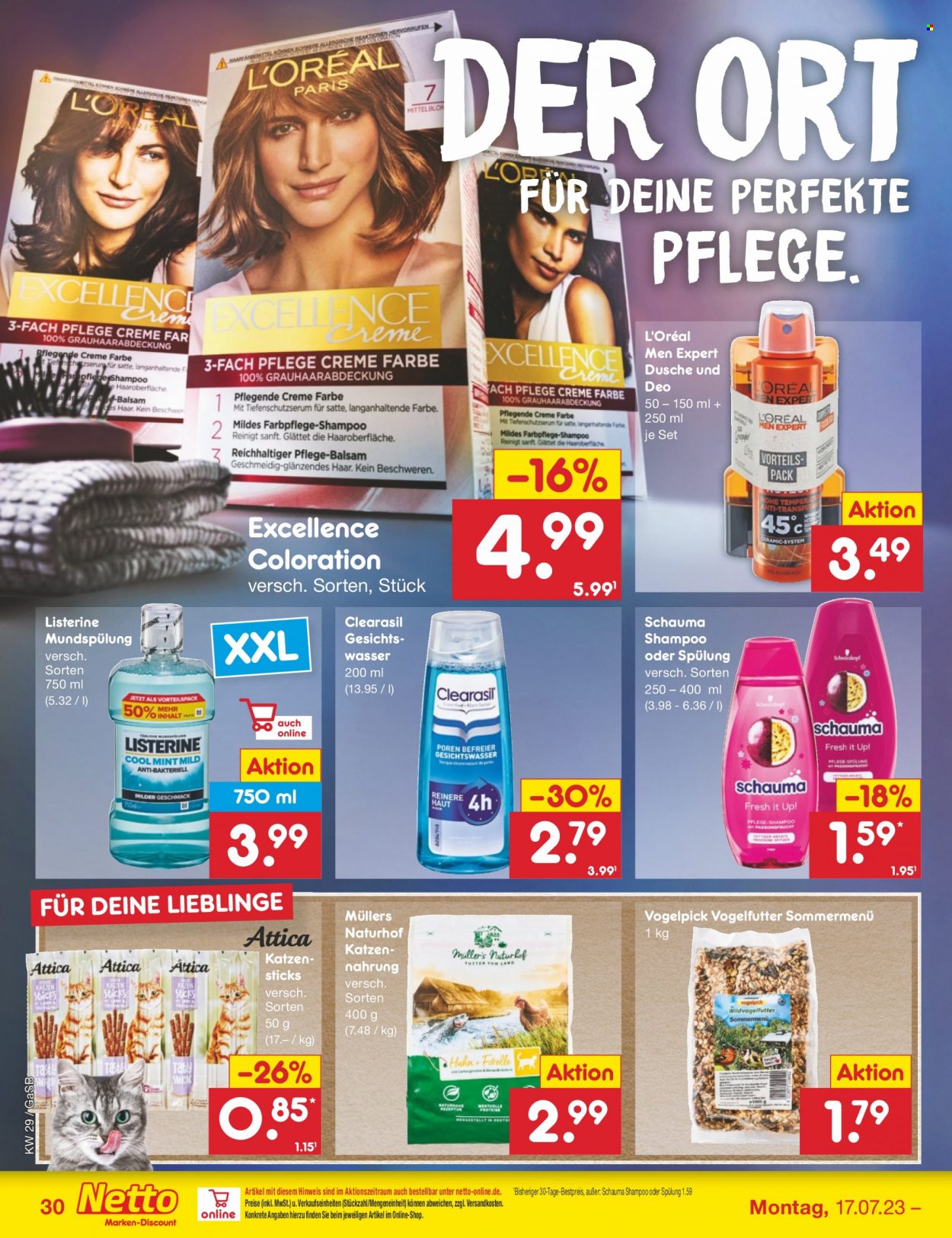 Netto Marken-Discount Prospekte  - 17.07.2023 - 22.07.2023. Seite 30