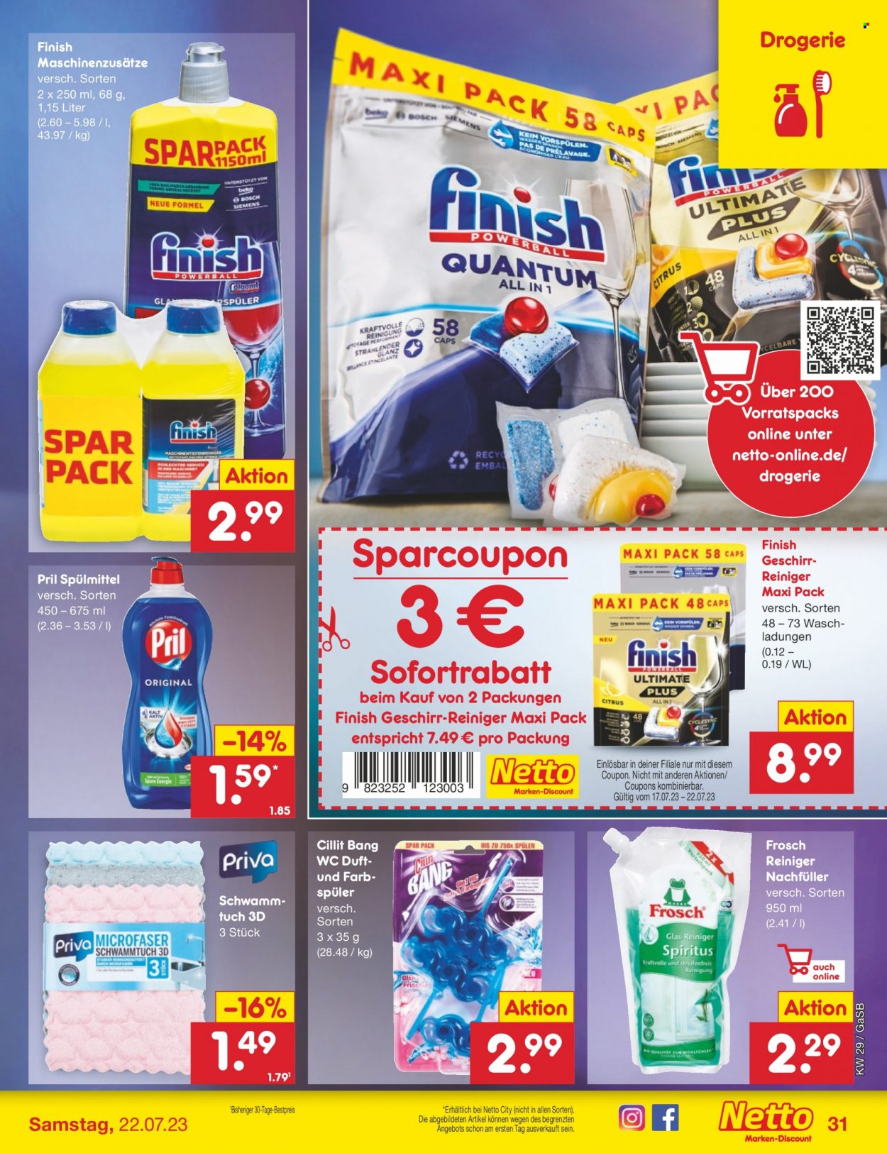 Netto Marken-Discount Prospekte  - 17.07.2023 - 22.07.2023. Seite 31