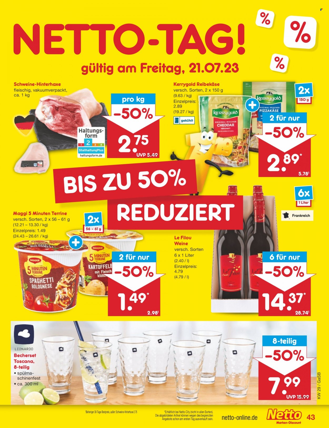 Netto Marken-Discount Prospekte  - 17.07.2023 - 22.07.2023. Seite 43