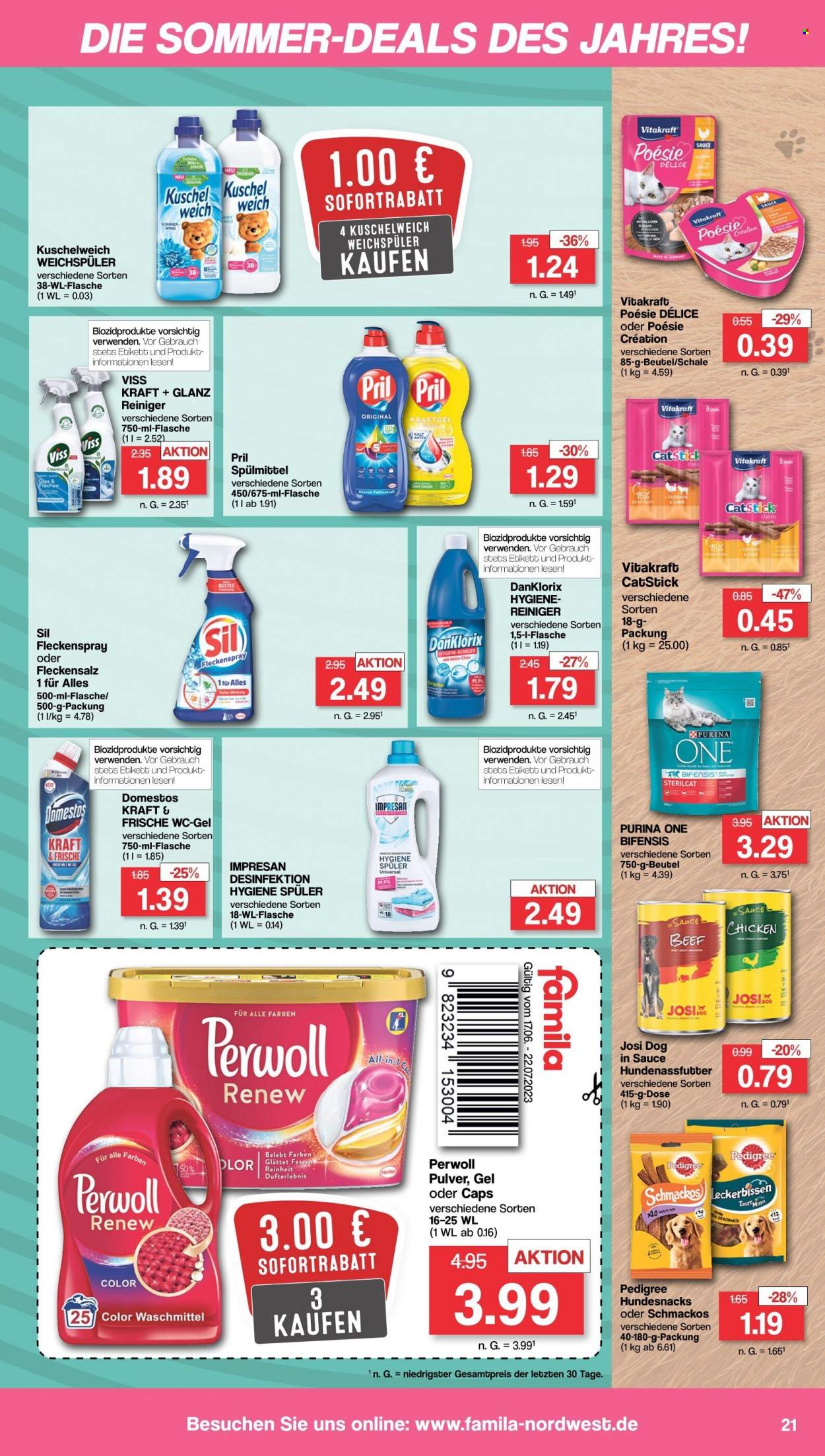famila Prospekte  - 17.07.2023 - 22.07.2023. Seite 21