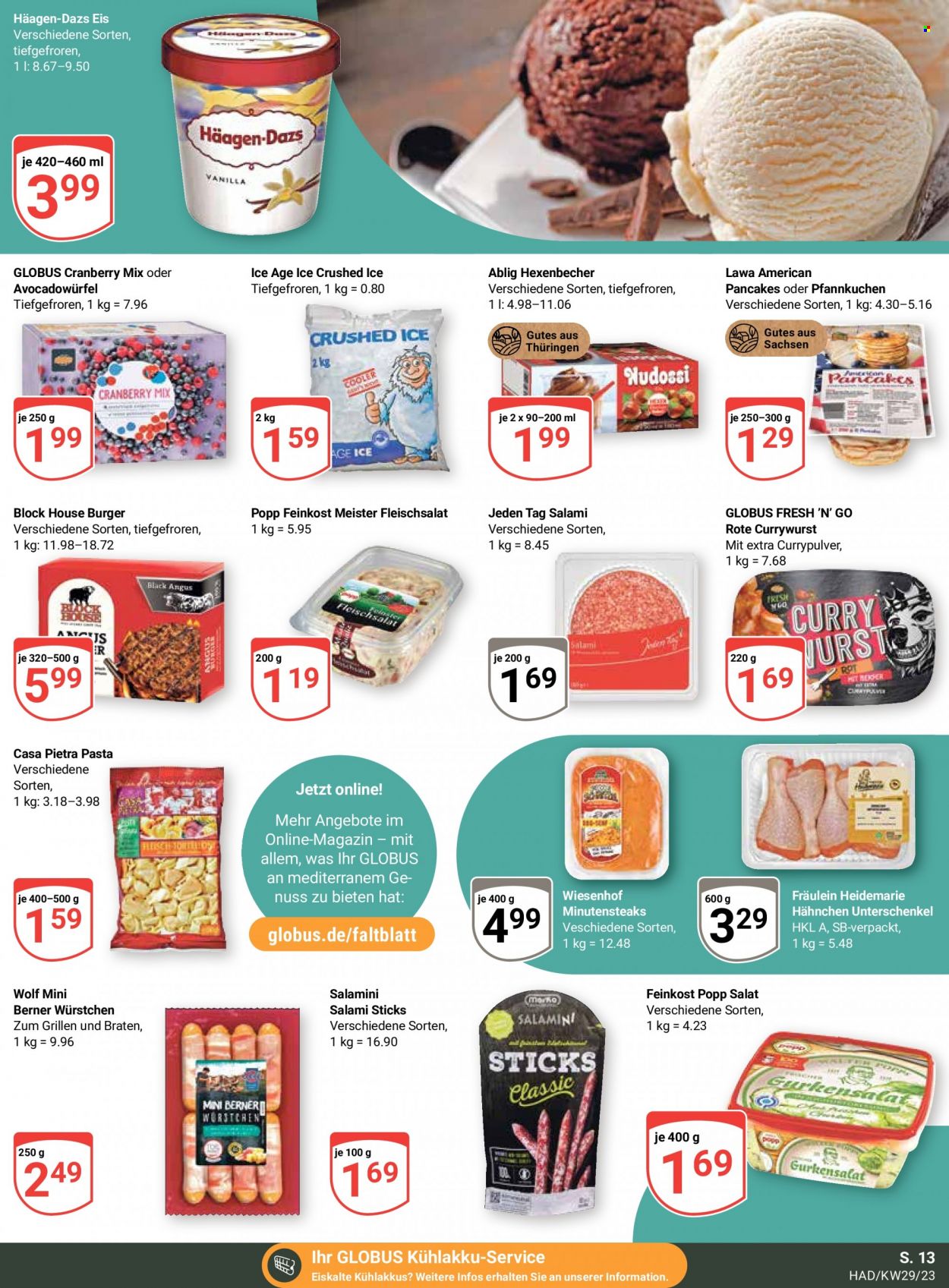 Globus Prospekte  - 17.07.2023 - 22.07.2023. Seite 13