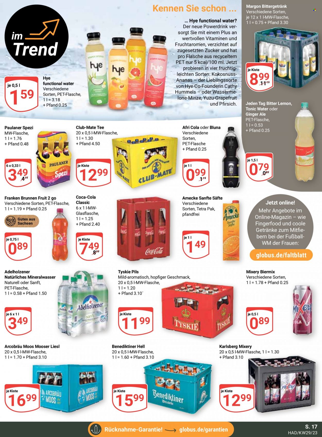 Globus Prospekte  - 17.07.2023 - 22.07.2023. Seite 17