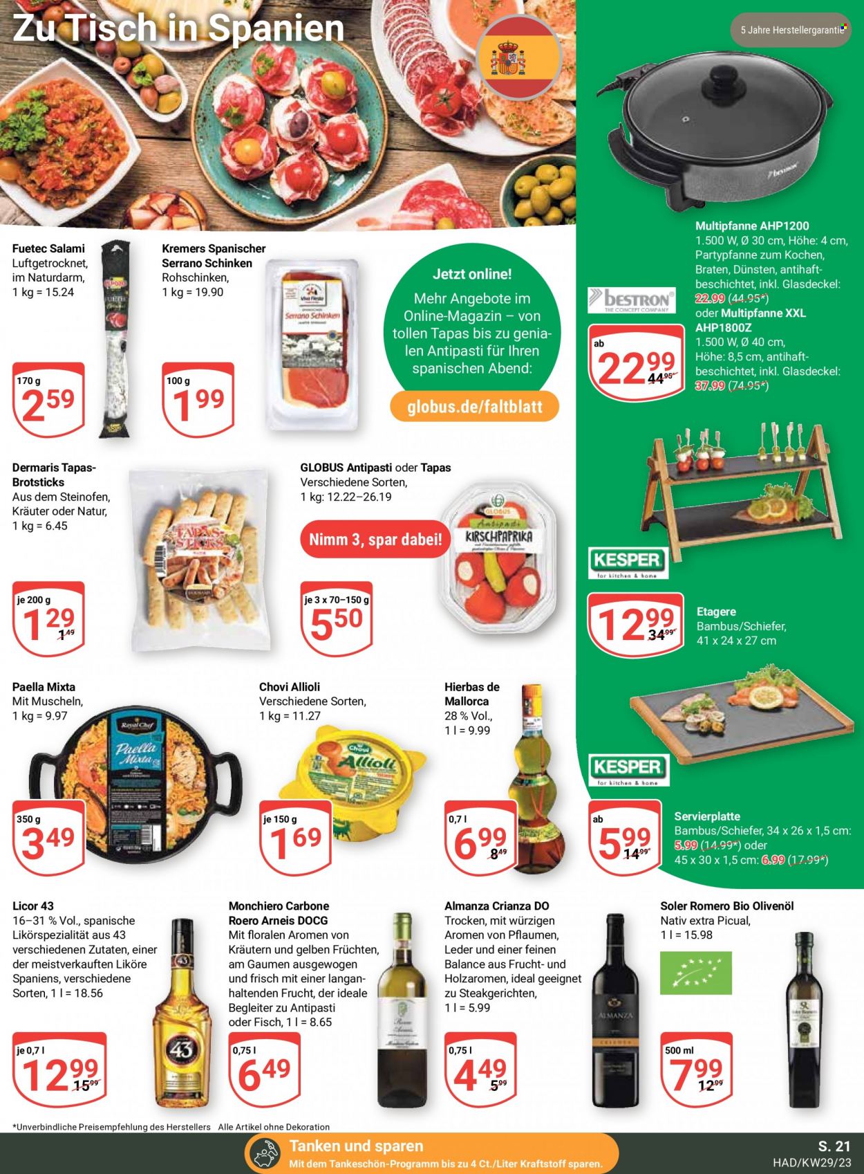 Globus Prospekte  - 17.07.2023 - 22.07.2023. Seite 21