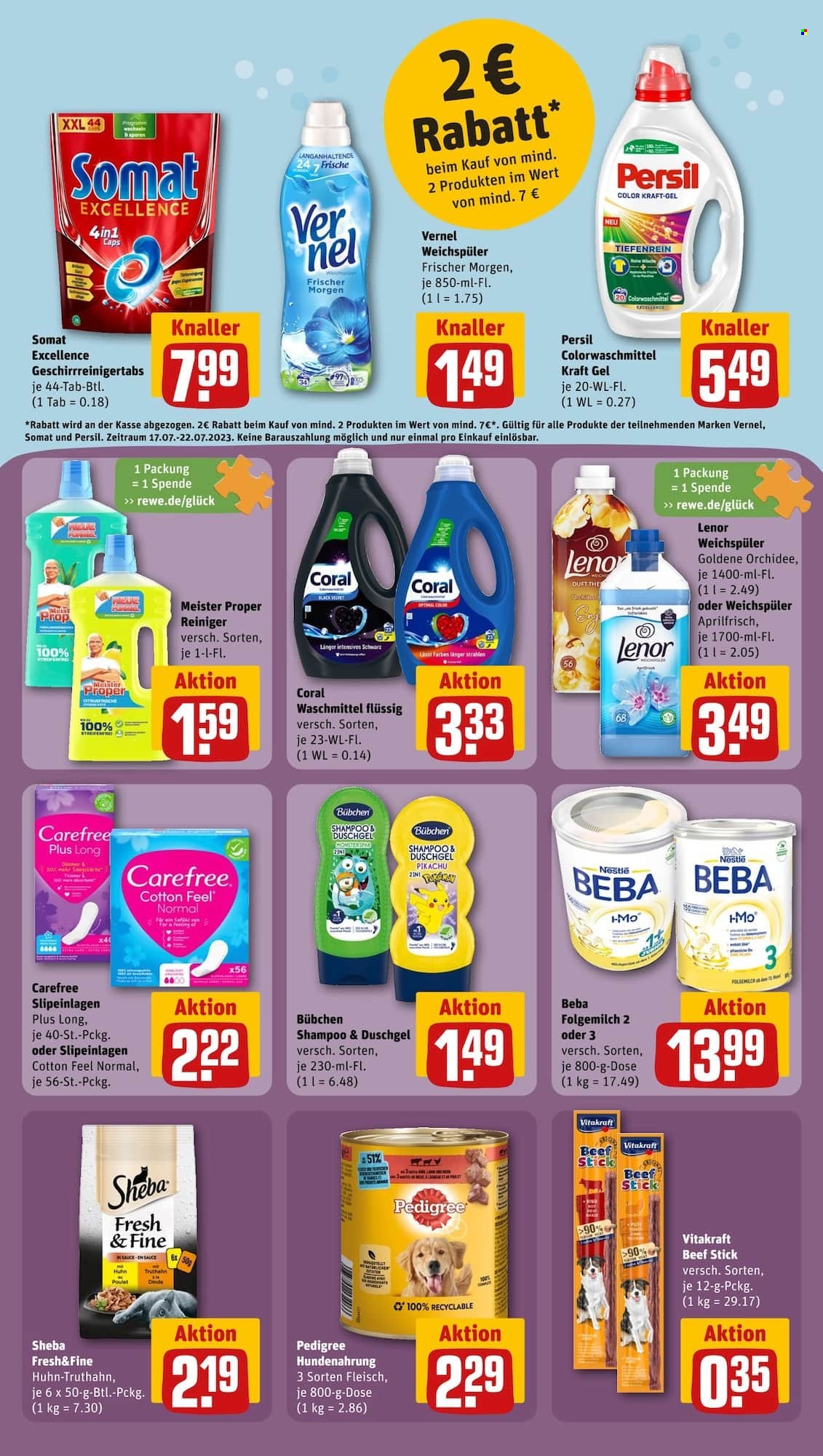 REWE Prospekte  - 17.07.2023 - 22.07.2023. Seite 17