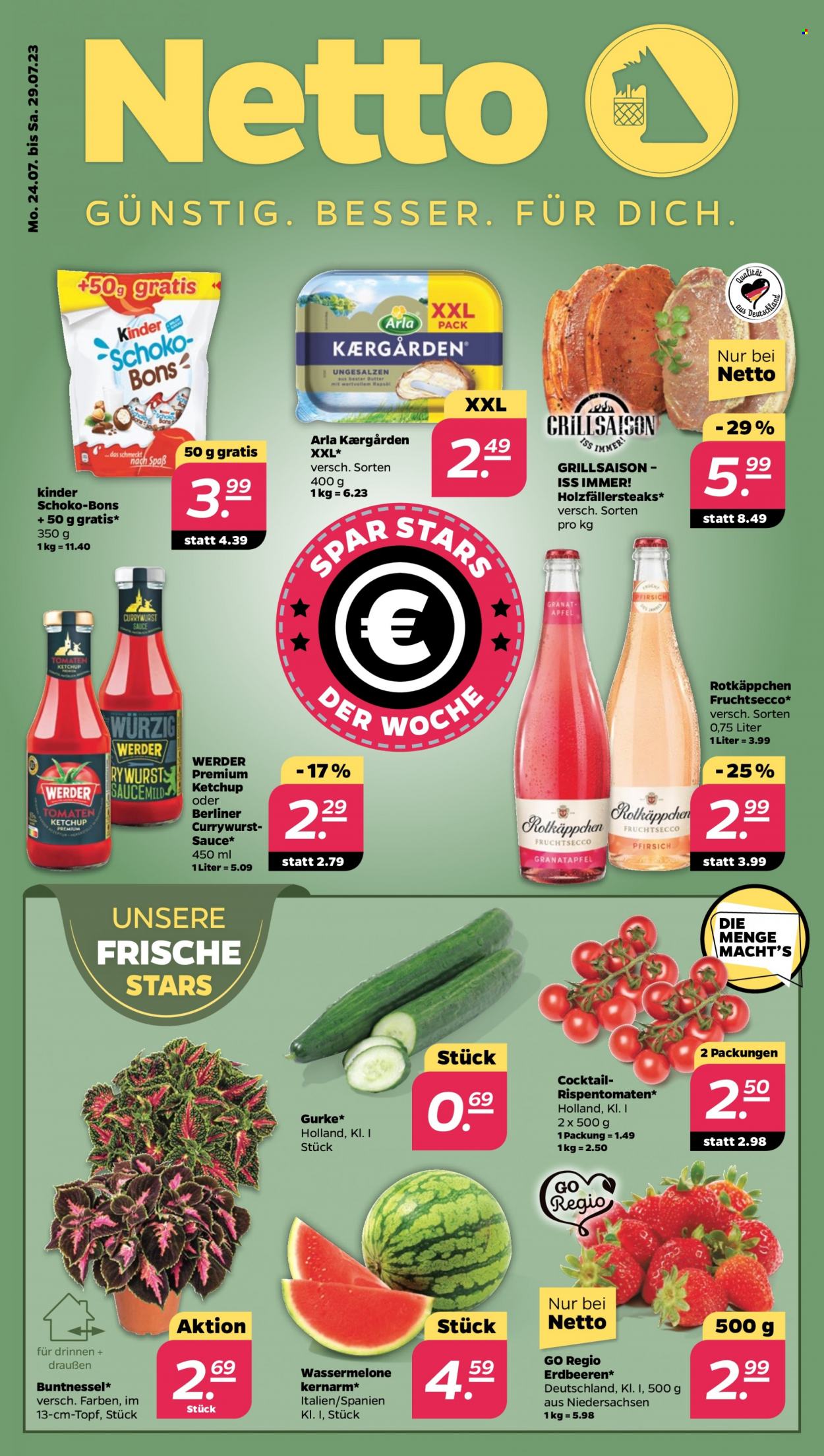 Netto Prospekte  - 24.07.2023 - 29.07.2023. Seite 1