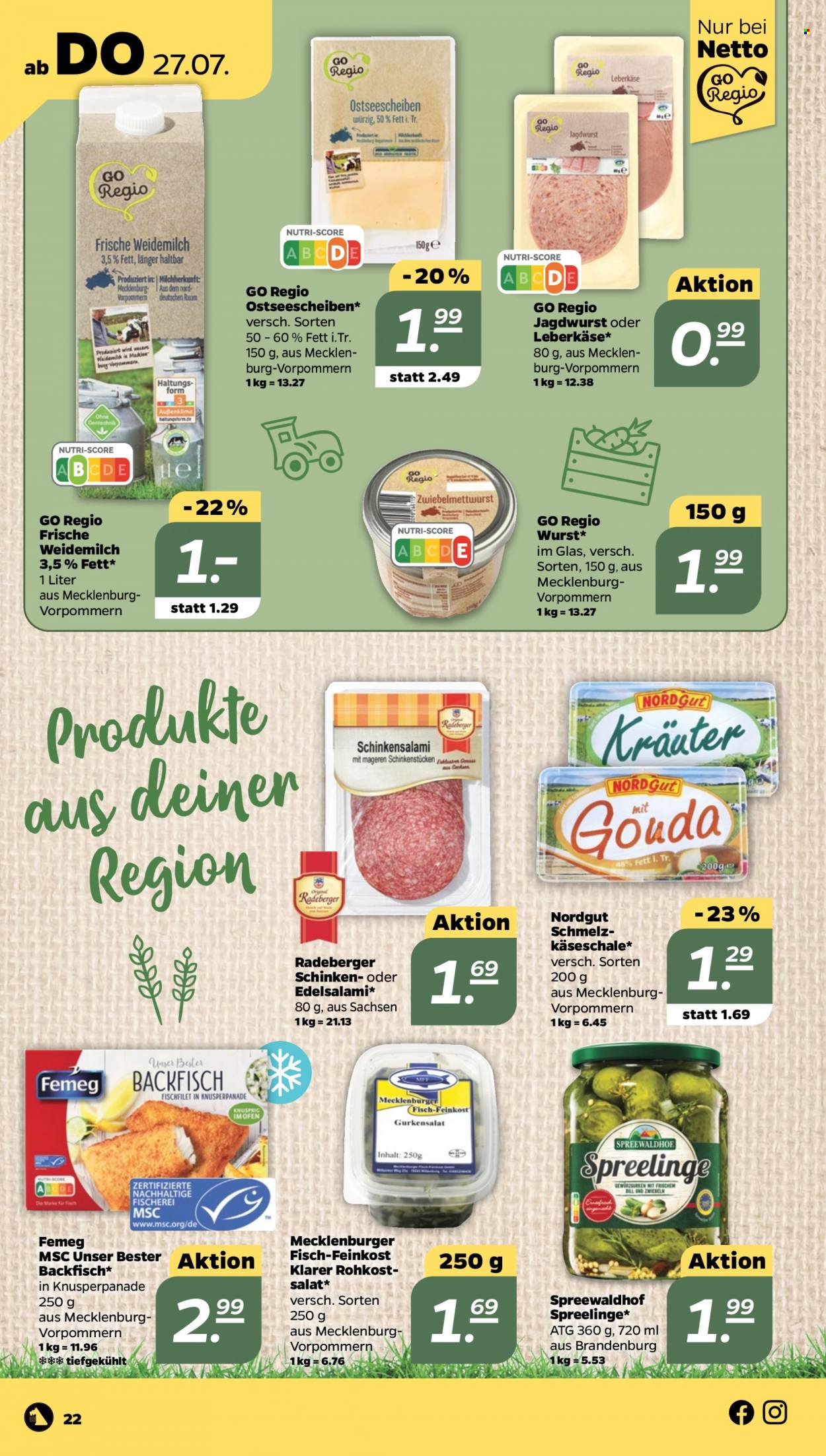 Netto Prospekte  - 24.07.2023 - 29.07.2023. Seite 22